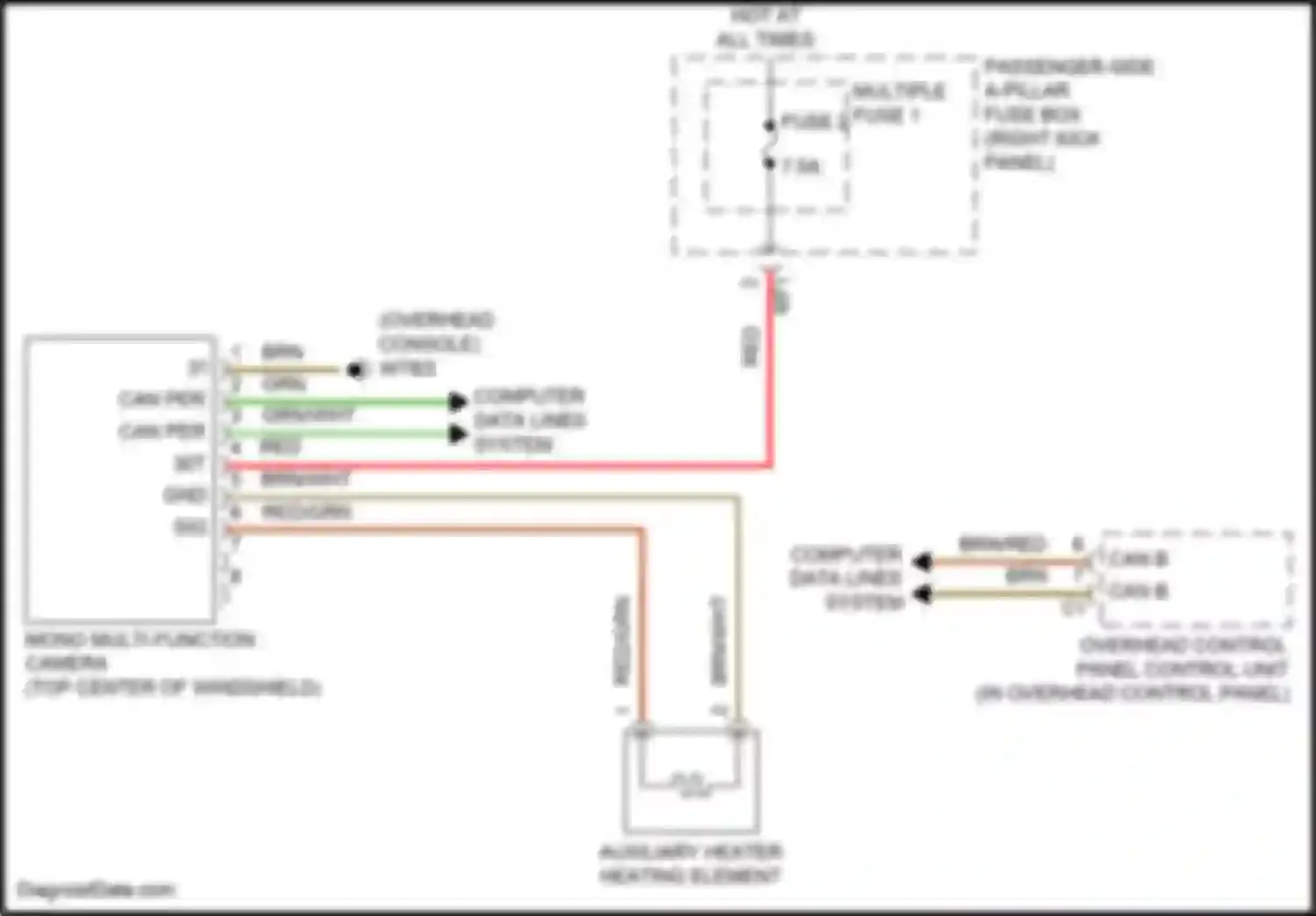 Wiring diagram can per l for Mercedes-Benz CLS-class AMG C257 facelift (2021-2024) (9 of 12)