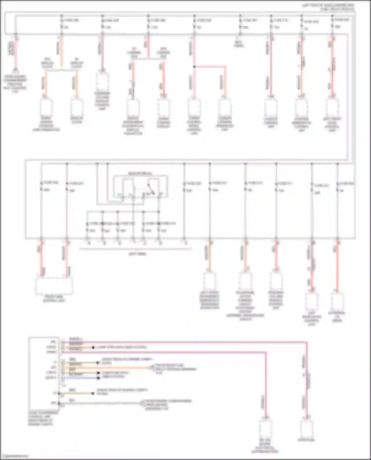 Wiring diagram computer data lines system for Mercedes-Benz CLS-class AMG C257 facelift (2021-2024) (58 of 97)