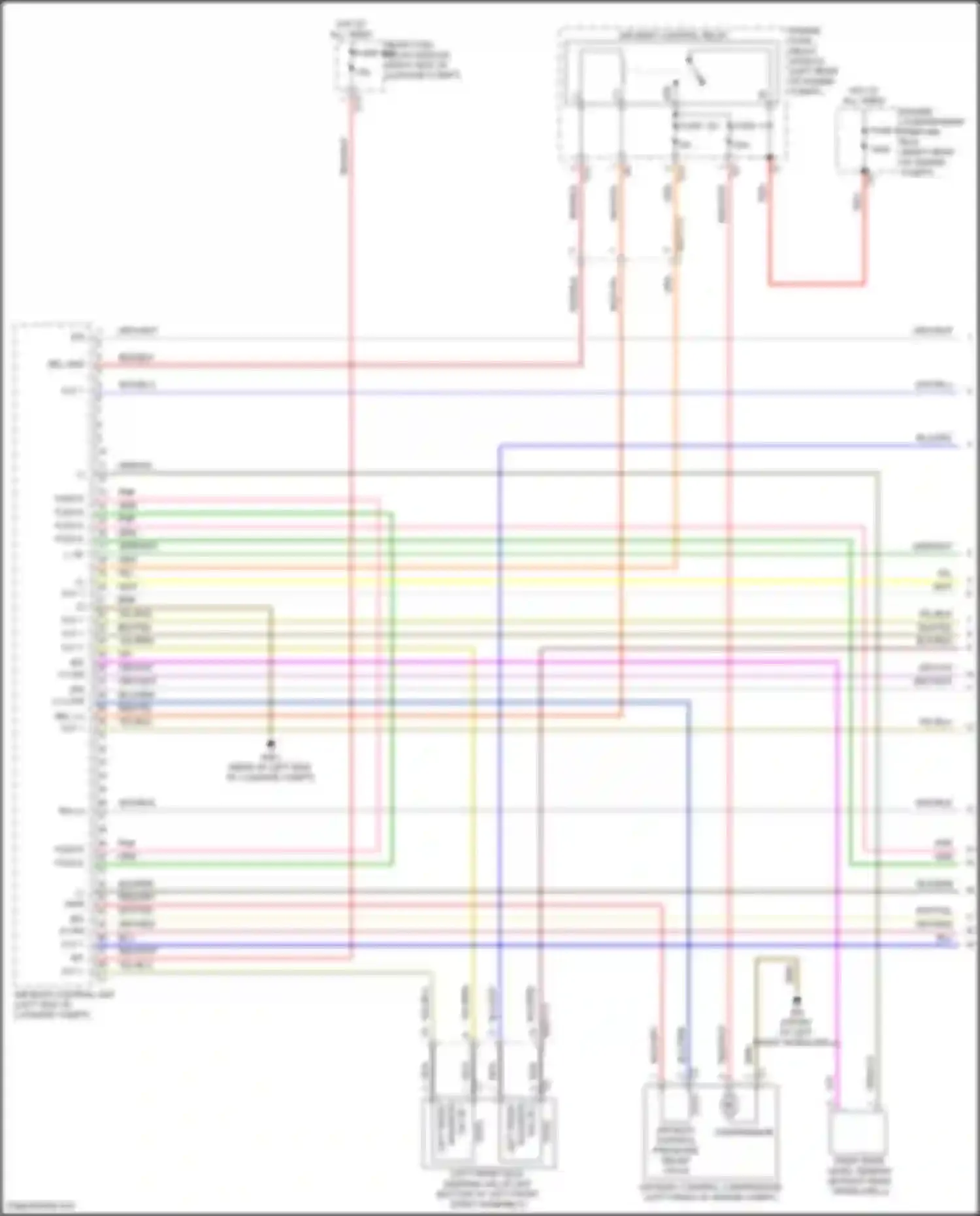 Wiring diagram engine fuse, relay module for Mercedes-Benz CLS-class AMG C257 facelift (2021-2024) (11 of 15)