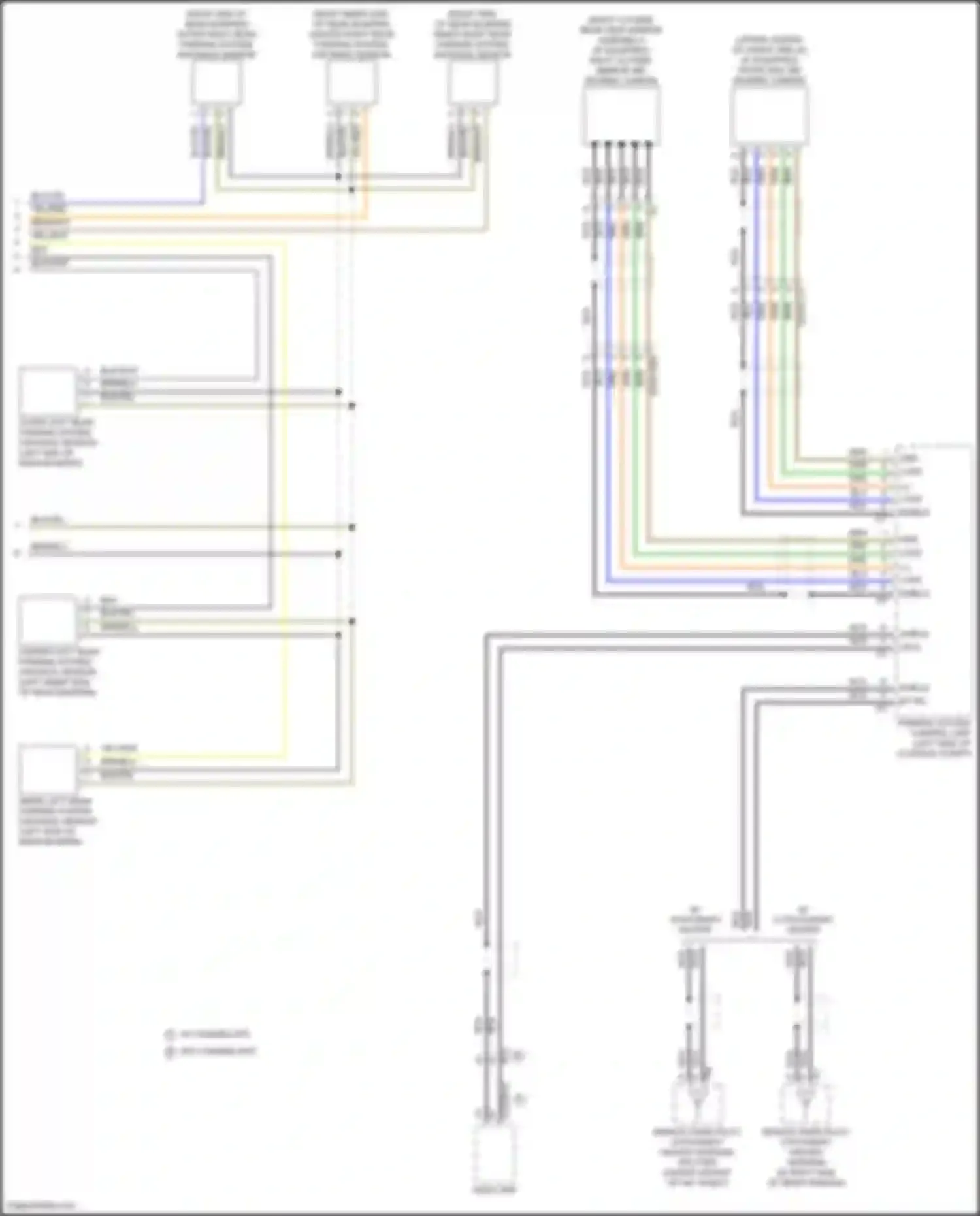 Wiring diagram front end 360 degree camera for Mercedes-Benz CLS-class AMG C257 facelift (2021-2024) (1 of 1)