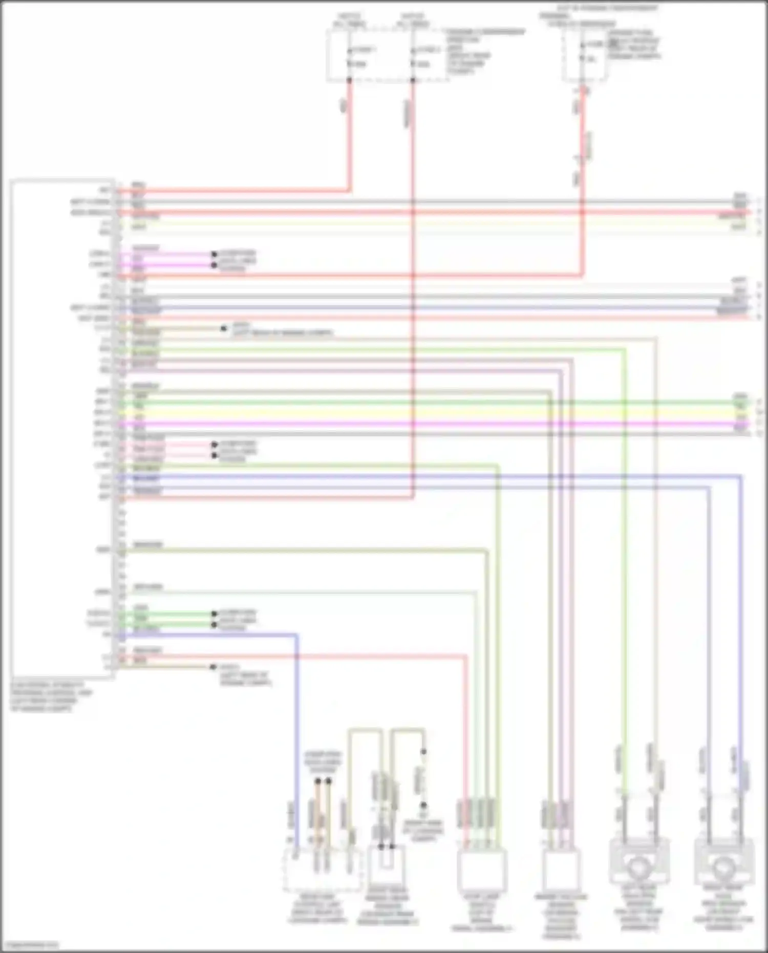 Wiring diagram fuse 1 for Mercedes-Benz CLS-class AMG C257 facelift (2021-2024) (1 of 6)