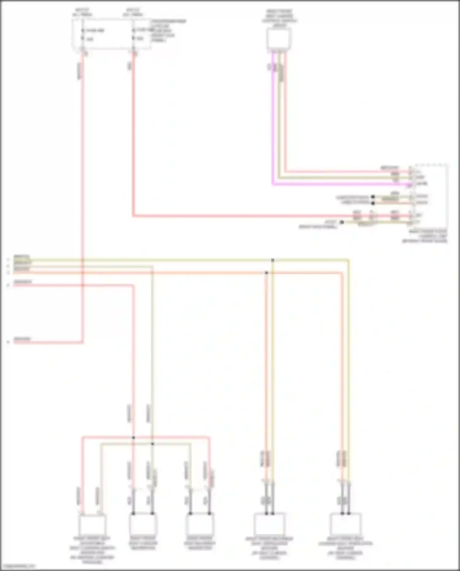 Wiring diagram fuse 306 for Mercedes-Benz CLS-class AMG C257 facelift (2021-2024) (2 of 3)