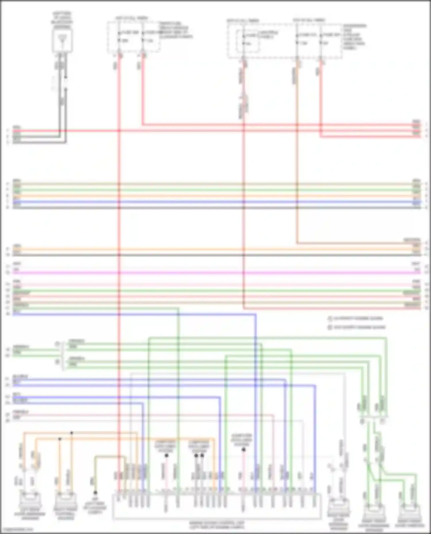 Wiring diagram fuse 408 for Mercedes-Benz CLS-class AMG C257 facelift (2021-2024) (1 of 4)