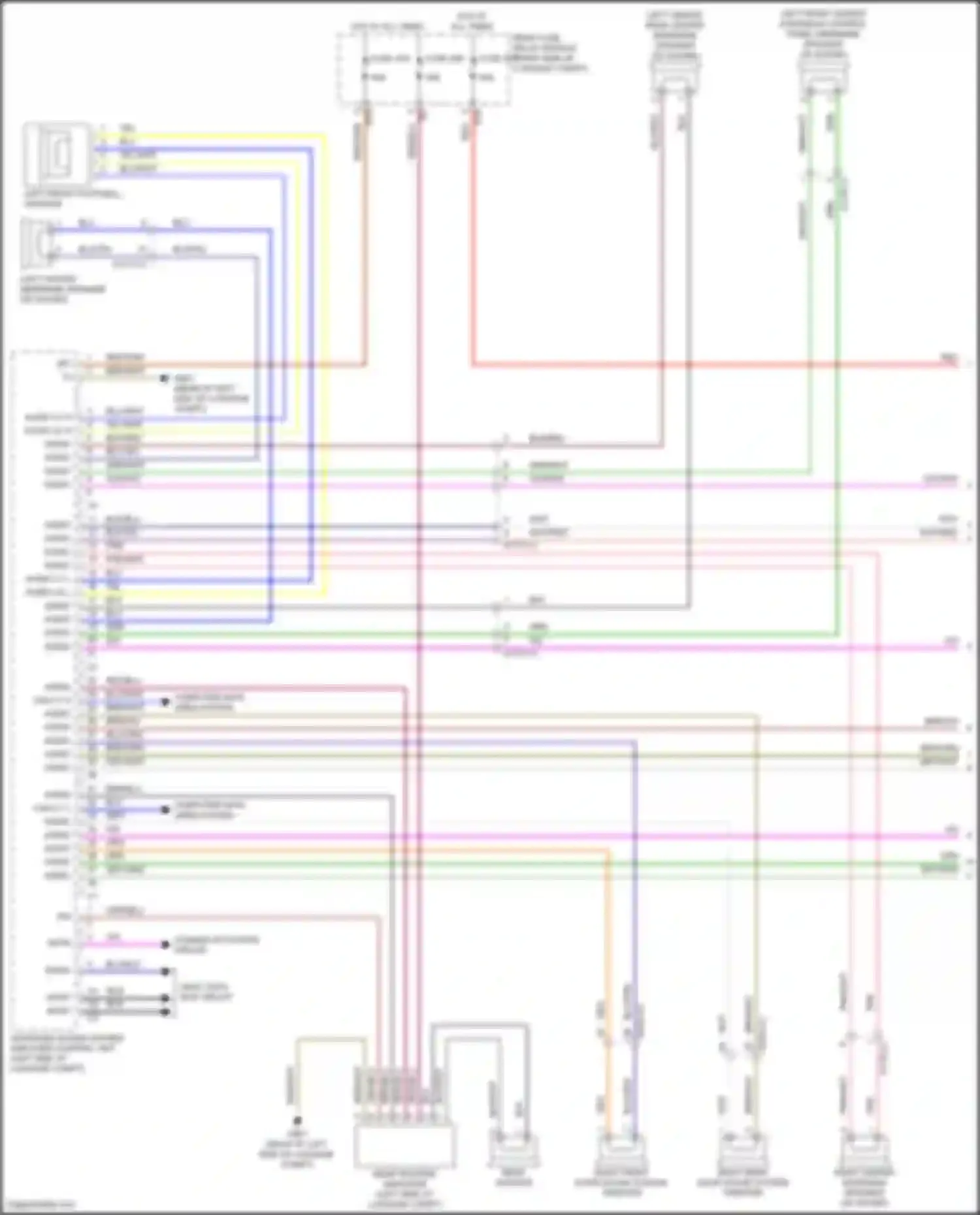 Wiring diagram fuse 475 for Mercedes-Benz CLS-class AMG C257 facelift (2021-2024) (3 of 4)