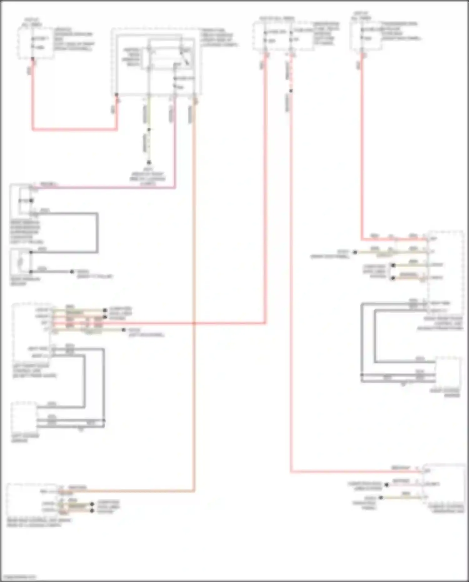 Wiring diagram fuse 7 for Mercedes-Benz CLS-class AMG C257 facelift (2021-2024) (3 of 4)