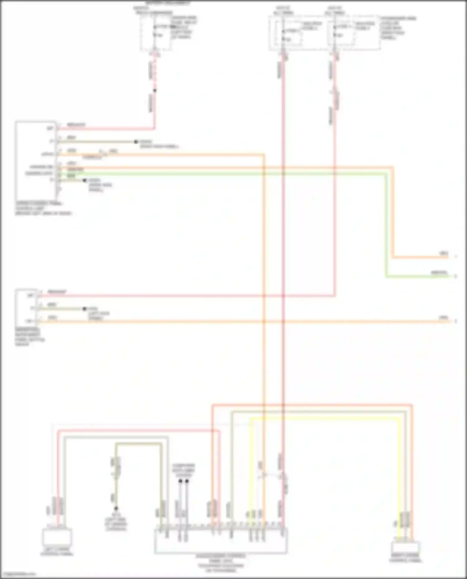 Wiring diagram hazard sig for Mercedes-Benz CLS-class AMG C257 facelift (2021-2024) (3 of 4)