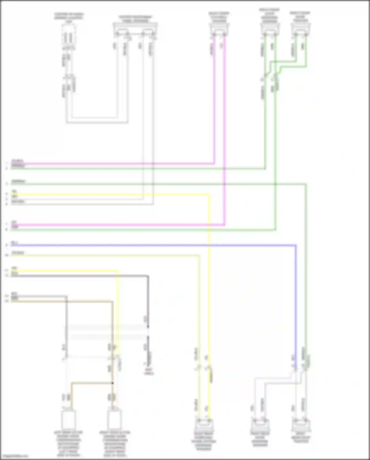 Wiring diagram hermes control unit for Mercedes-Benz CLS-class AMG C257 facelift (2021-2024) (3 of 6)