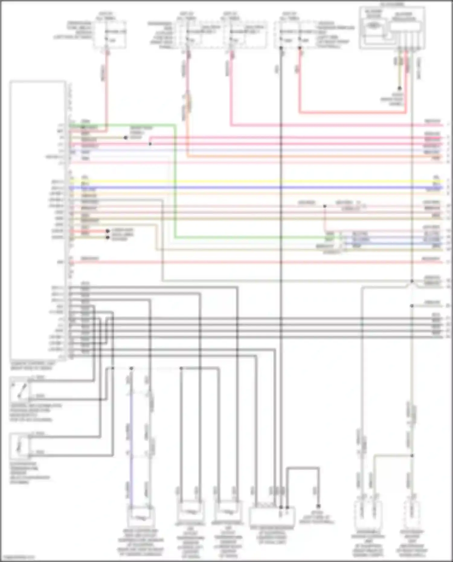Wiring diagram hot at all times for Mercedes-Benz CLS-class AMG C257 facelift (2021-2024) (70 of 90)
