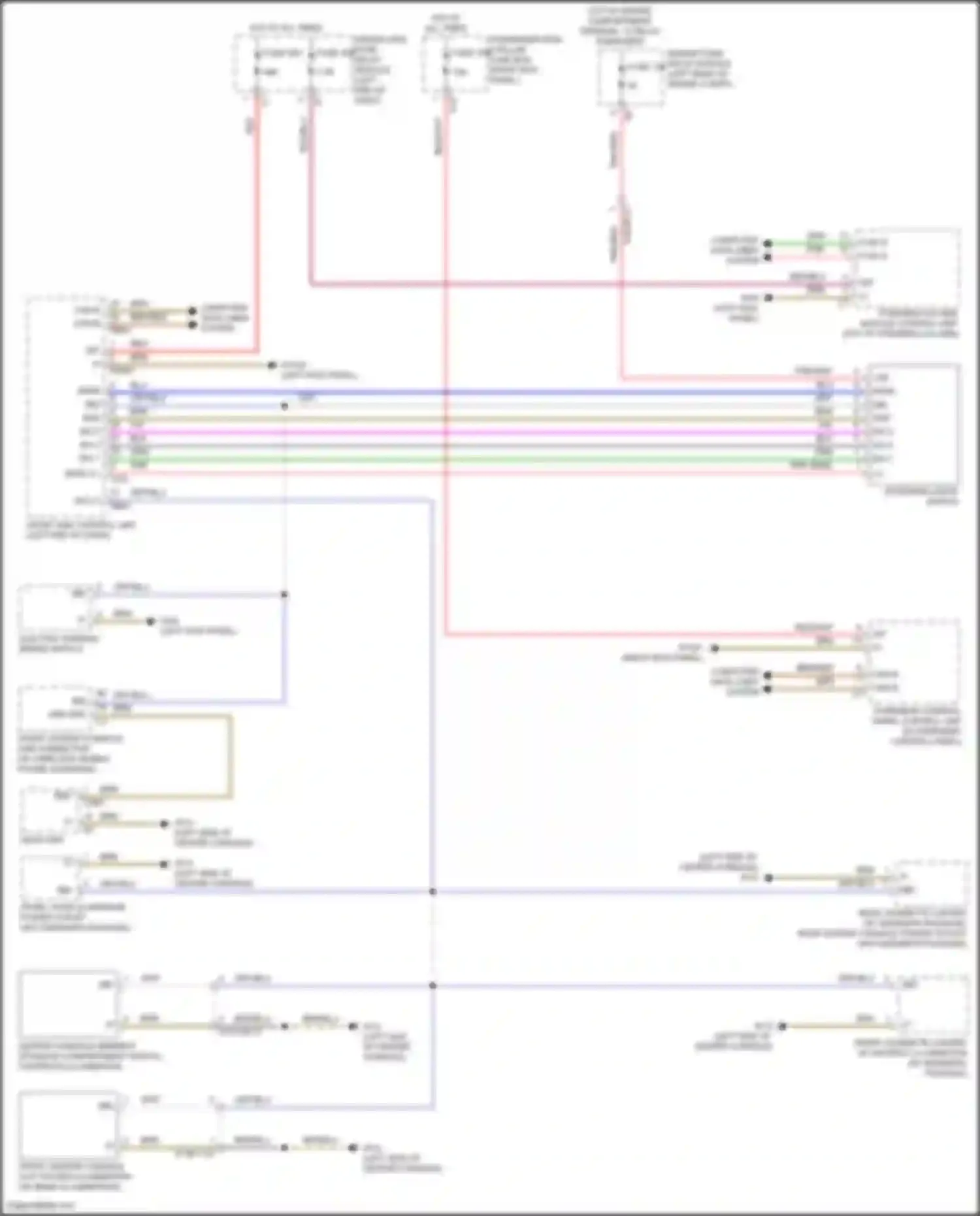 Wiring diagram hot at all times for Mercedes-Benz CLS-class AMG C257 facelift (2021-2024) (41 of 90)