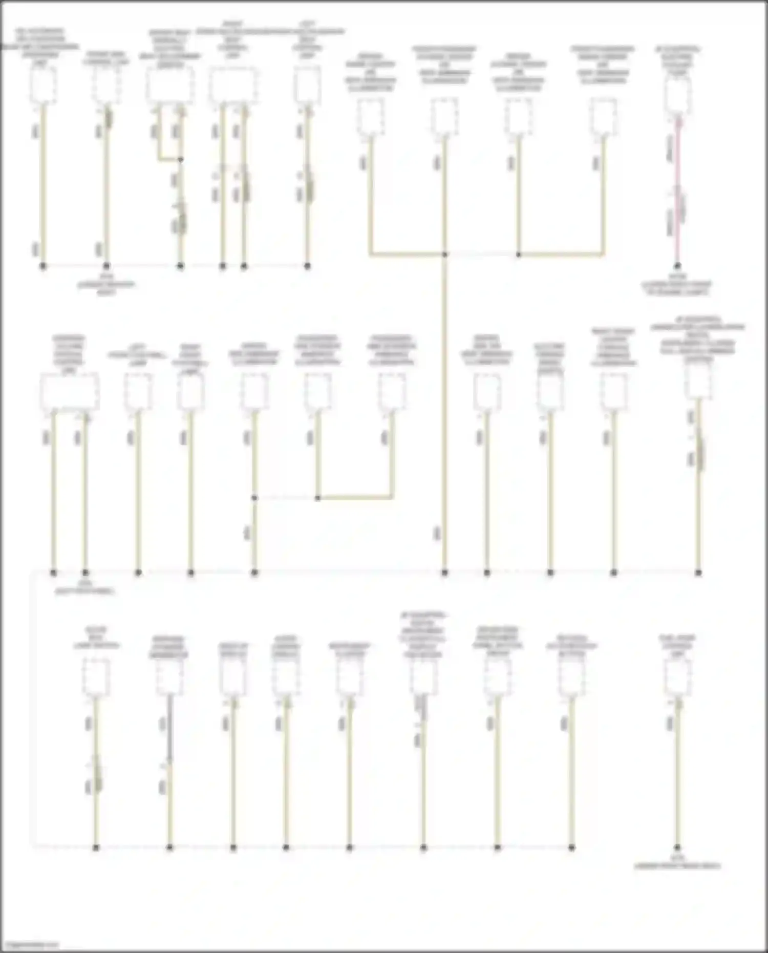 Wiring diagram keyless go start/stop button for Mercedes-Benz CLS-class AMG C257 facelift (2021-2024) (1 of 3)