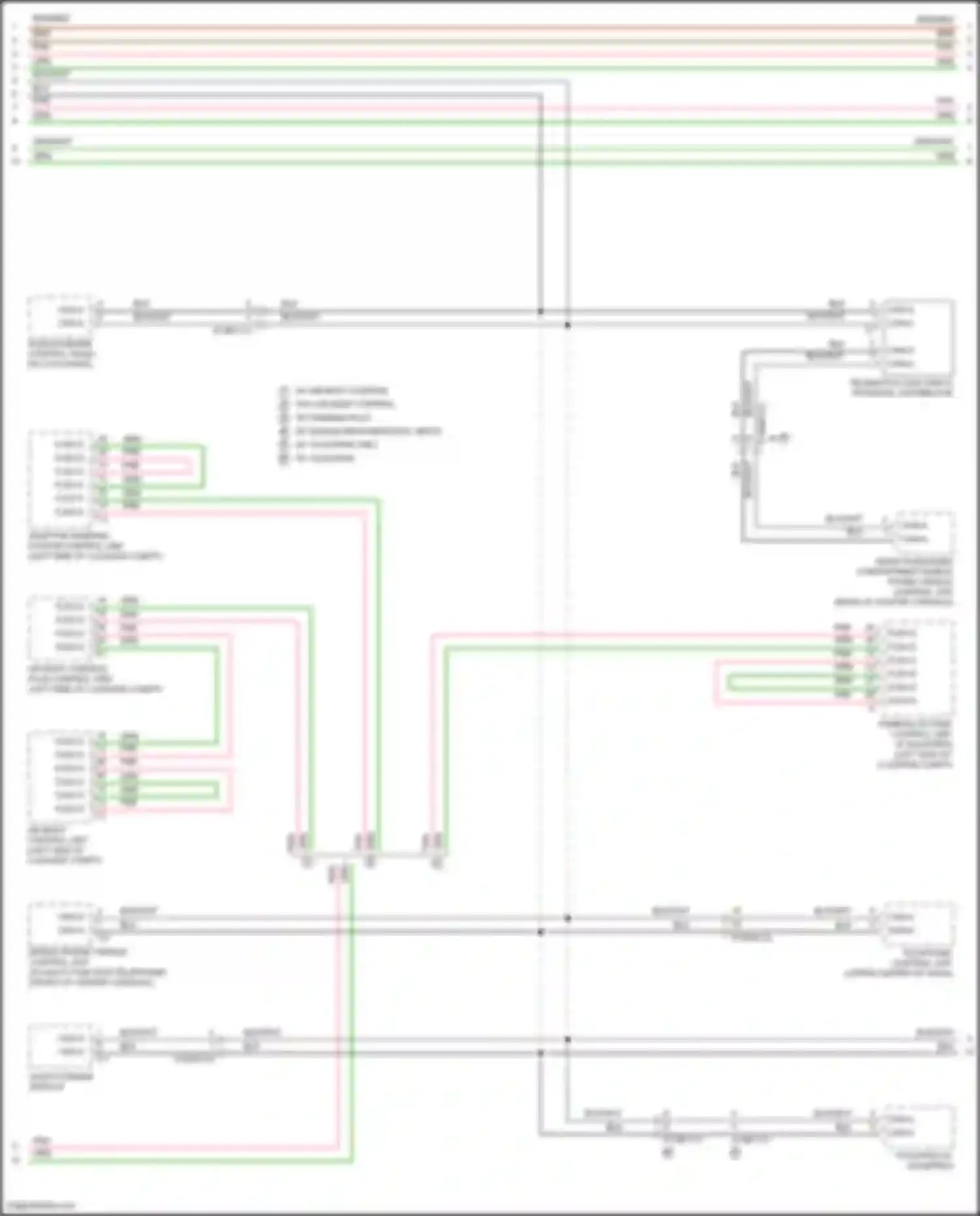 Wiring diagram mobile phone cradle control unit for Mercedes-Benz CLS-class AMG C257 facelift (2021-2024) (4 of 5)