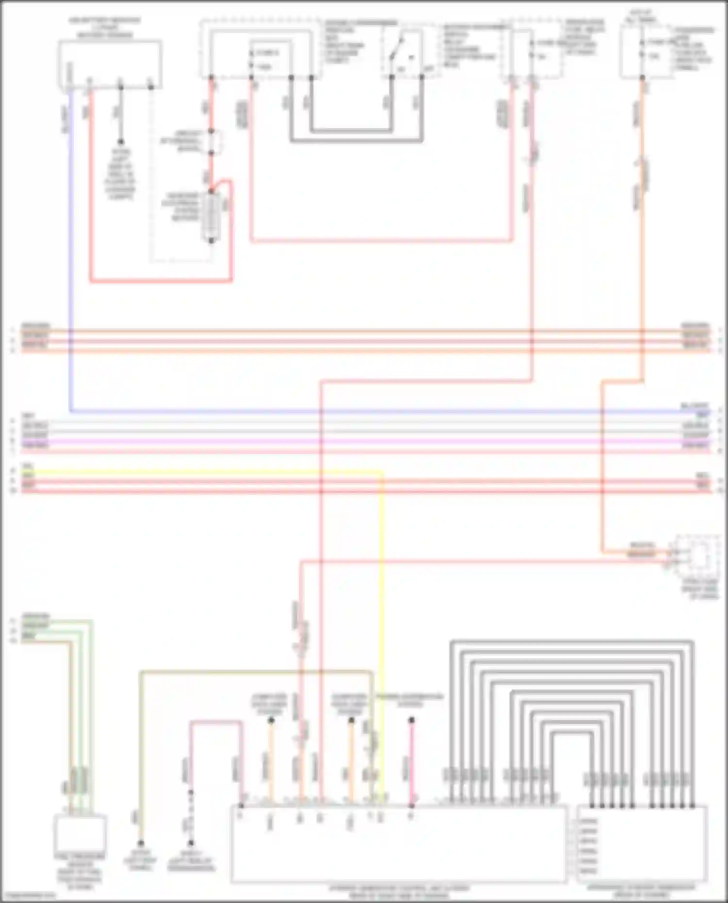 Wiring diagram mpac x for Mercedes-Benz CLS-class AMG C257 facelift (2021-2024) (3 of 3)