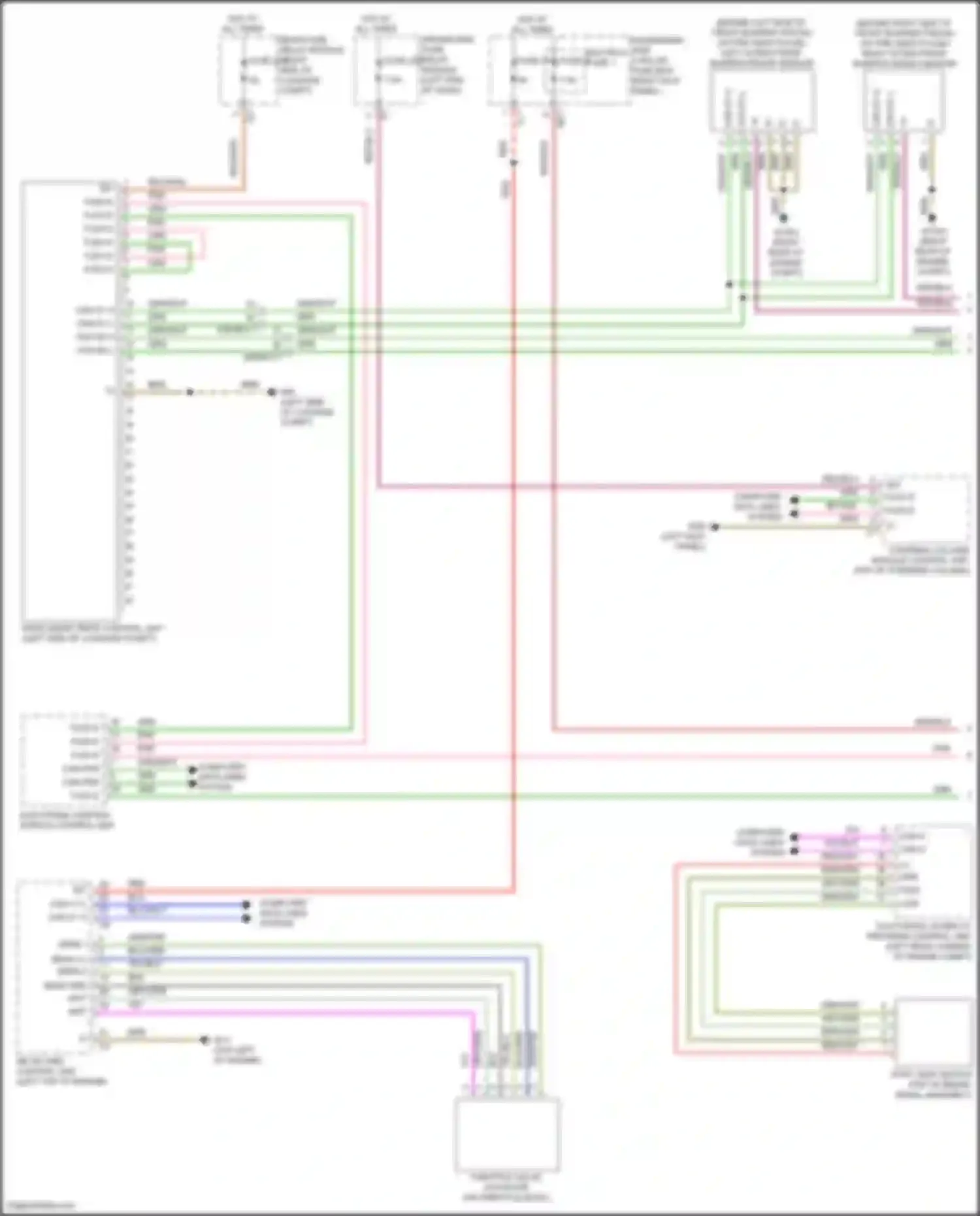 Wiring diagram multiple fuse 1 for Mercedes-Benz CLS-class AMG C257 facelift (2021-2024) (1 of 8)