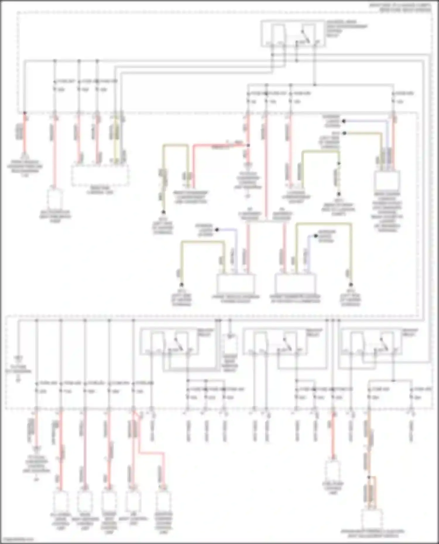 Wiring diagram (or red/ for Mercedes-Benz CLS-class AMG C257 facelift (2021-2024) (3 of 3)