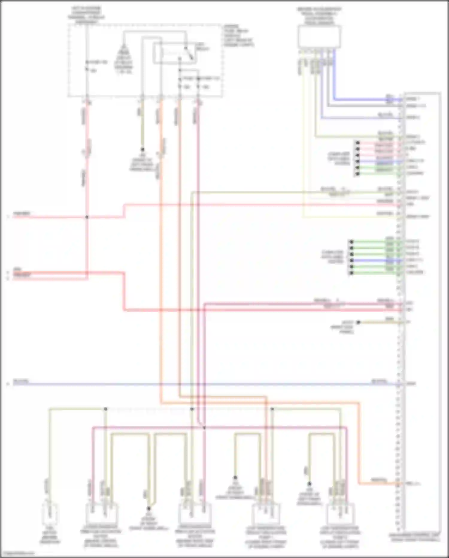 Wiring diagram sens 1 gnd for Mercedes-Benz CLS-class AMG C257 facelift (2021-2024) (3 of 3)