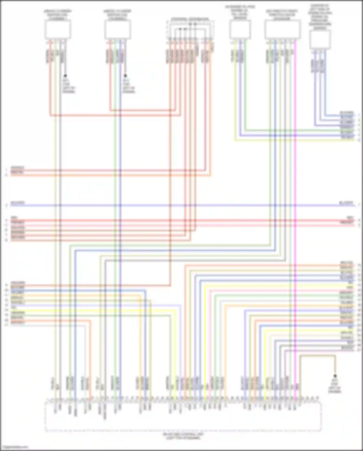 Wiring diagram sens 1 for Mercedes-Benz CLS-class AMG C257 facelift (2021-2024) (6 of 6)
