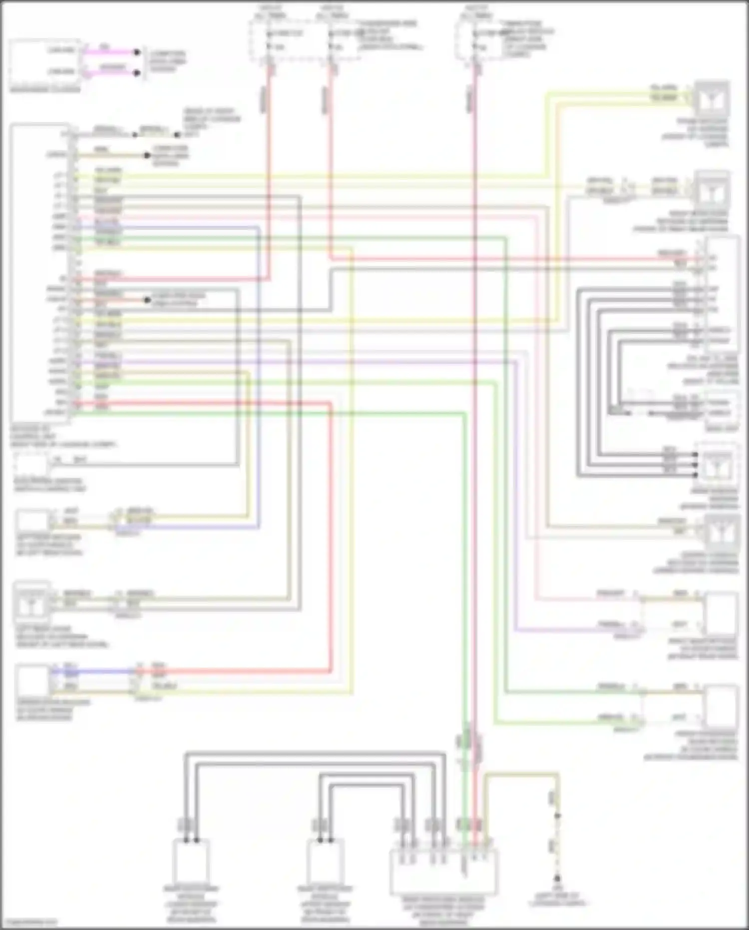 Wiring diagram vio/wht for Mercedes-Benz CLS-class AMG C257 facelift (2021-2024) (32 of 38)