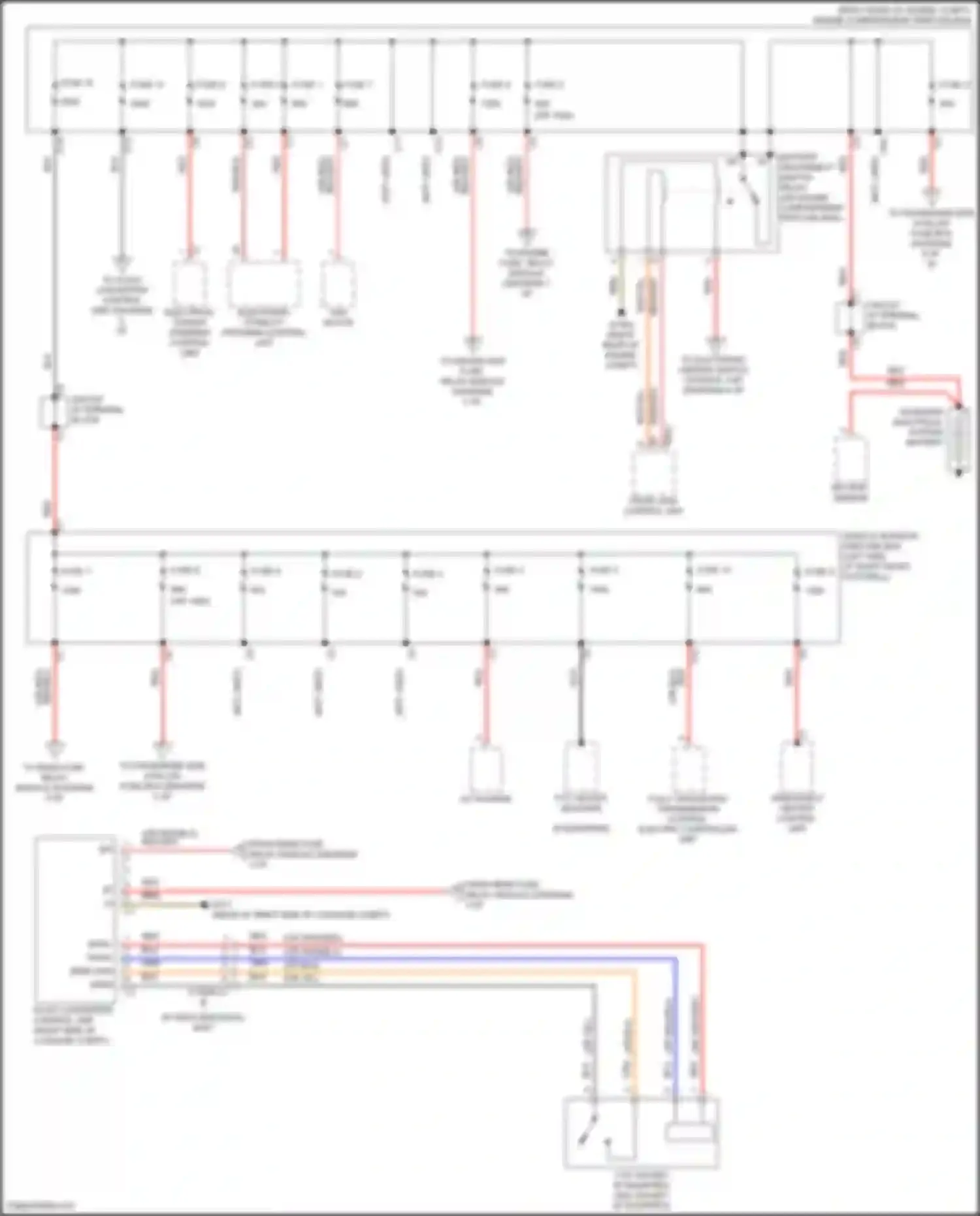 Wiring diagram windshield heater control unit for Mercedes-Benz CLS-class AMG C257 facelift (2021-2024) (4 of 4)