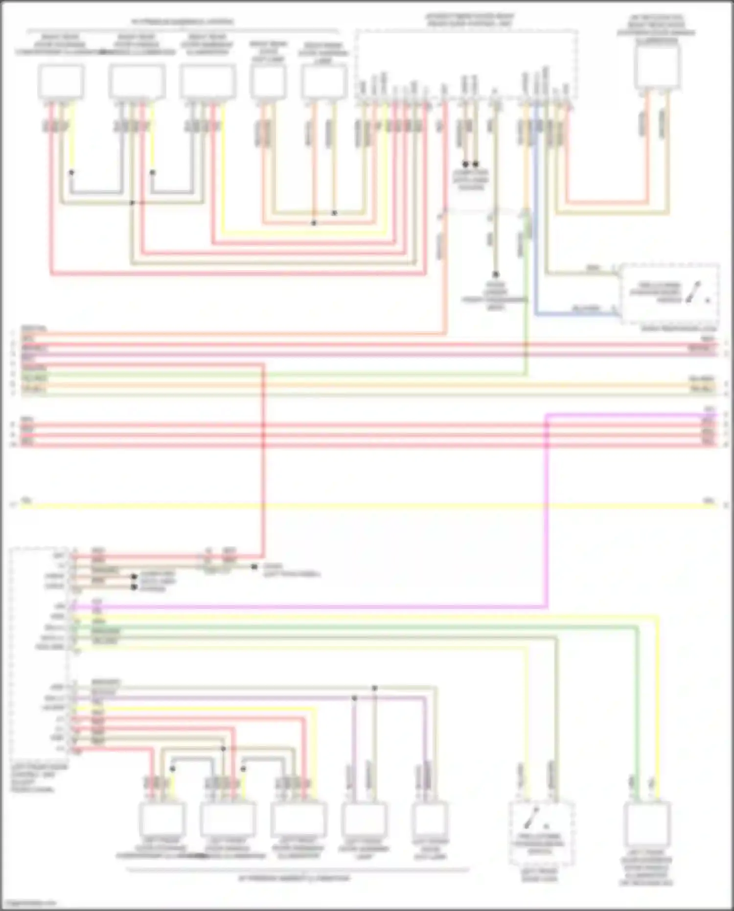 Wiring diagram yel/red for Mercedes-Benz CLS-class AMG C257 facelift (2021-2024) (3 of 10)