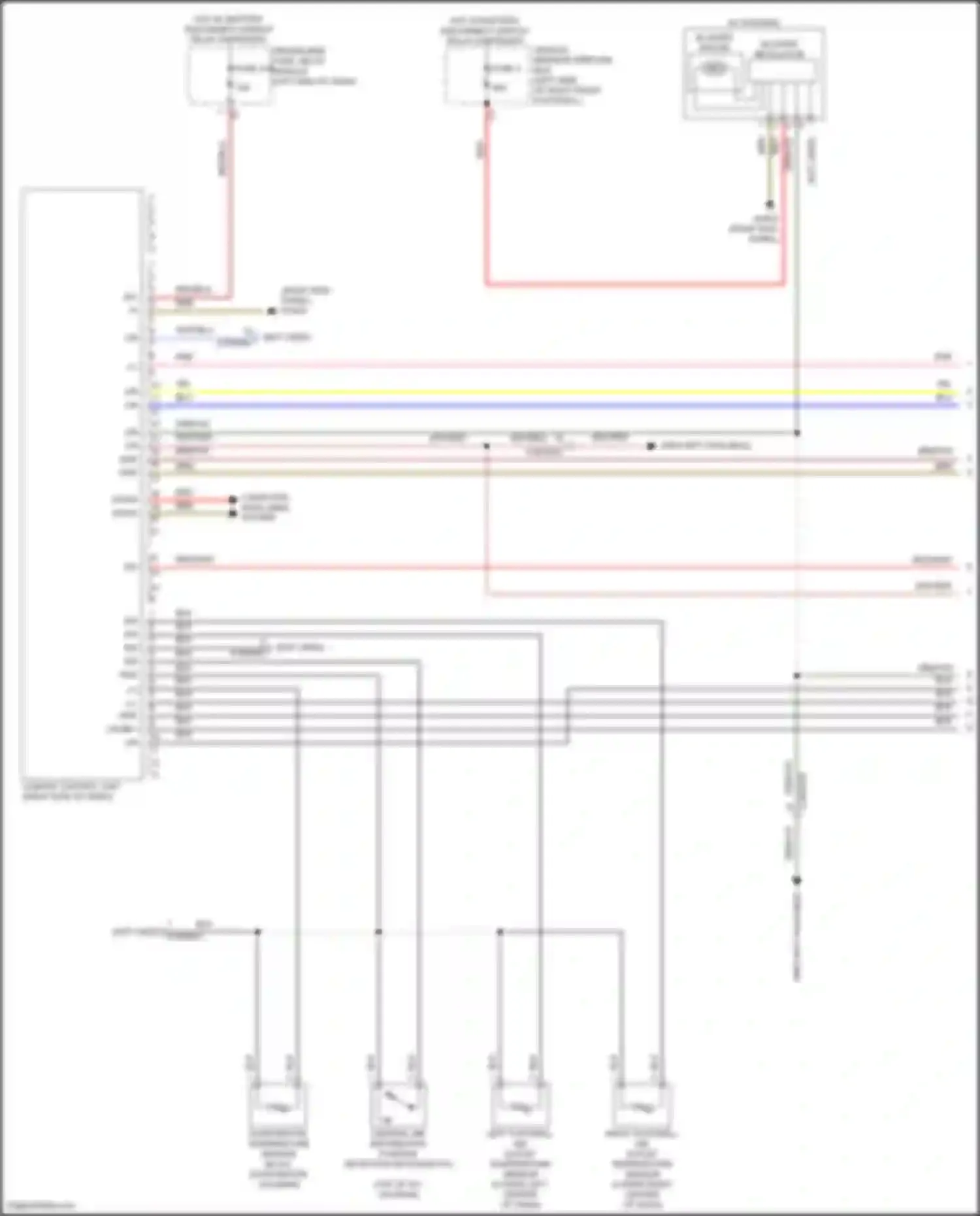 CLS-class Mercedes-Benz C257 facelift (2021-2024): Automatic a/c circuit (1 of 3)
