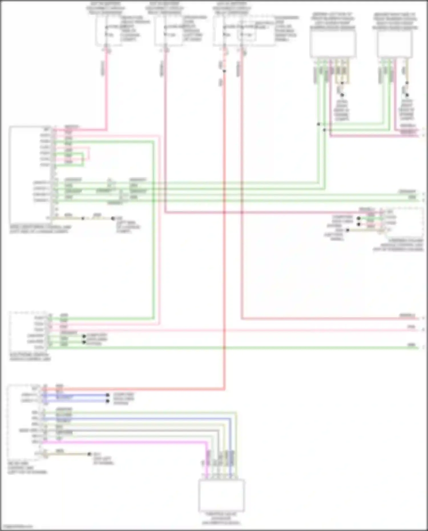 CLS-class Mercedes-Benz C257 facelift (2021-2024): Cruise control circuit (1 of 2)