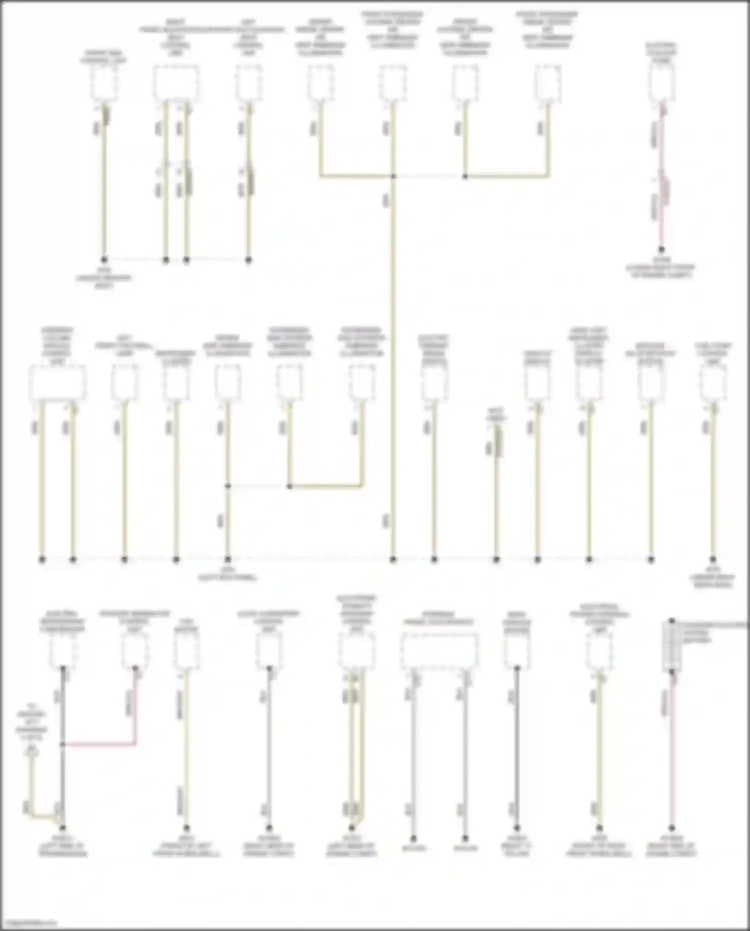 CLS-class Mercedes-Benz C257 facelift (2021-2024): Ground distribution circuit (5 of 5)