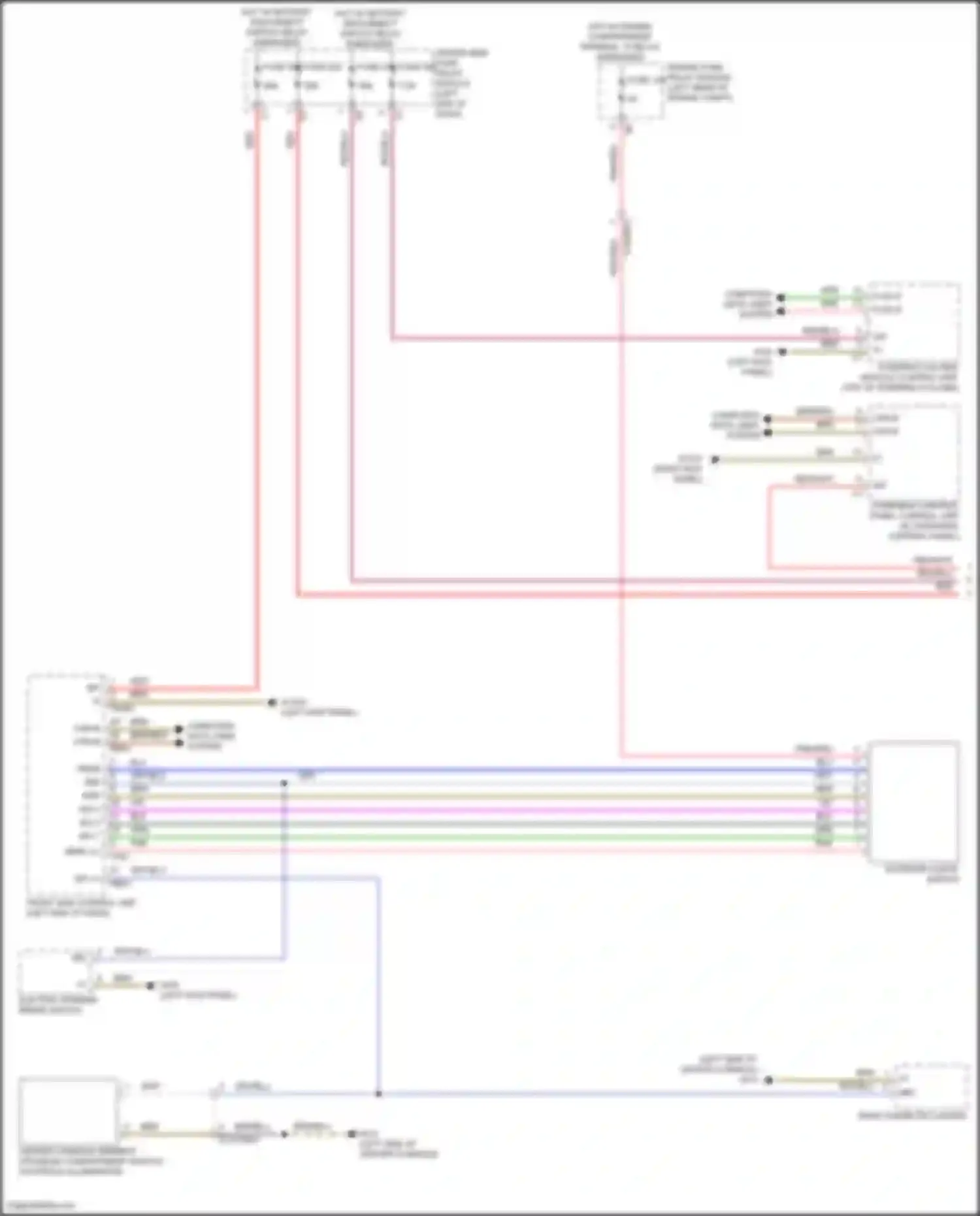 CLS-class Mercedes-Benz C257 facelift (2021-2024): Instrument illumination circuit (1 of 2)