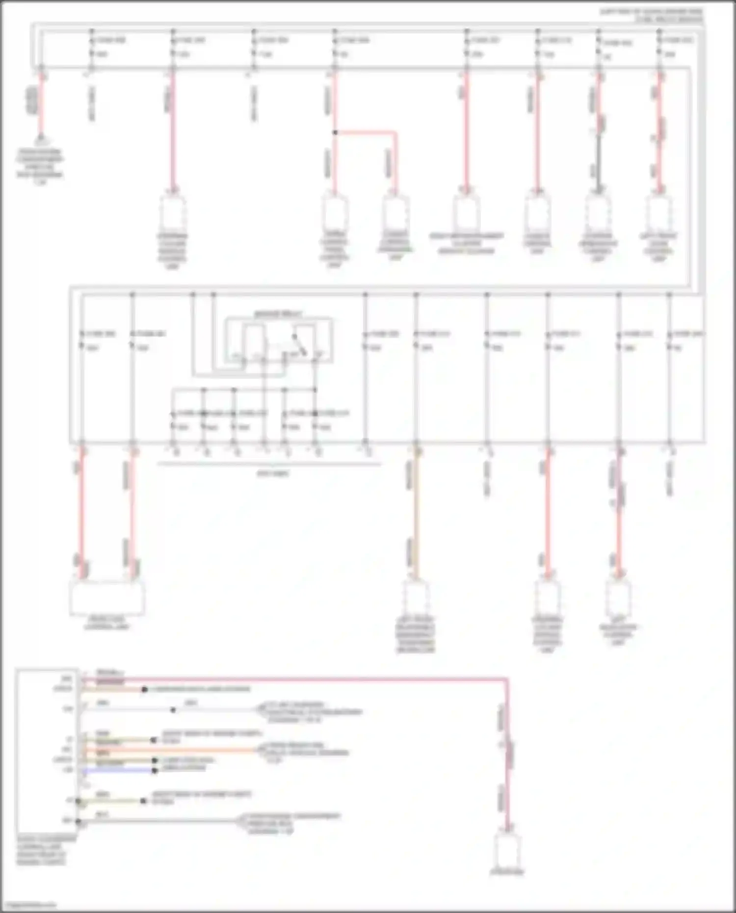 CLS-class Mercedes-Benz C257 facelift (2021-2024): Power distribution circuit (2 of 9)