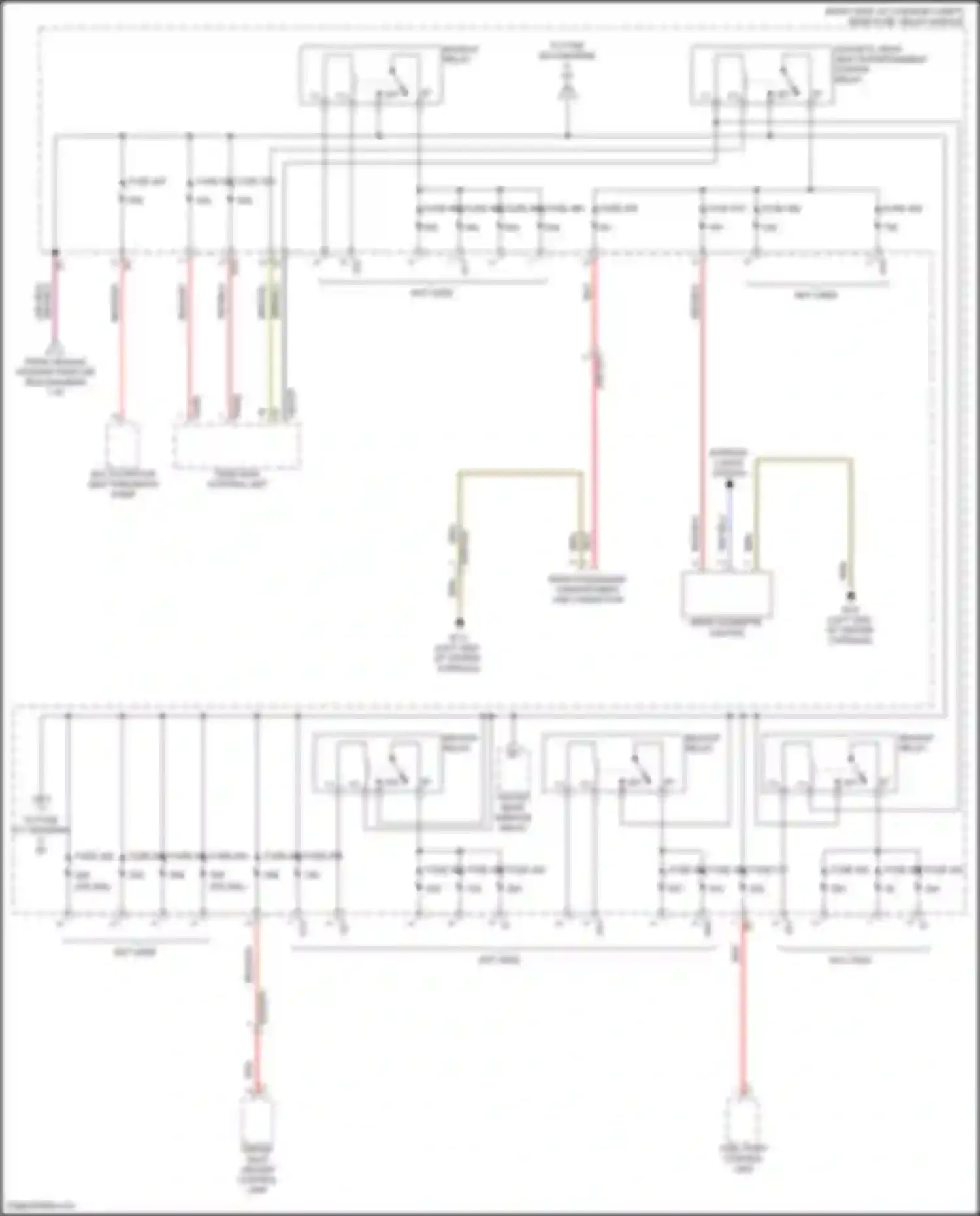 CLS-class Mercedes-Benz C257 facelift (2021-2024): Power distribution circuit (3 of 9)