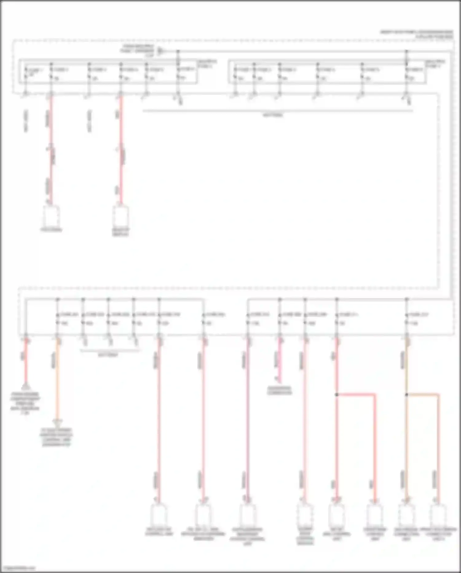 CLS-class Mercedes-Benz C257 facelift (2021-2024): Power distribution circuit (8 of 9)