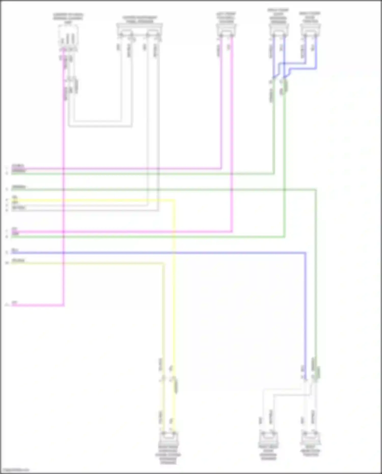 CLS-class Mercedes-Benz C257 facelift (2021-2024): Sound amplifier circuit (2 of 2)