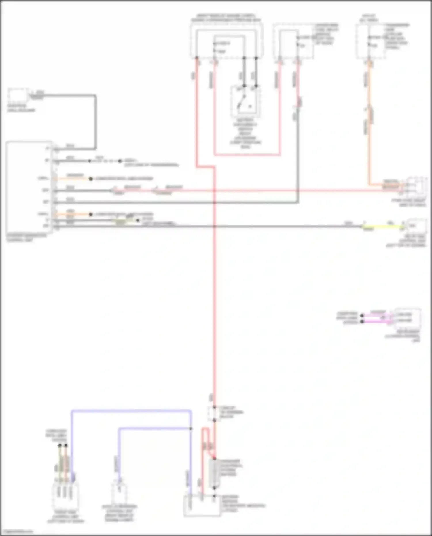 CLS-class Mercedes-Benz C257 facelift (2021-2024): Charging circuit