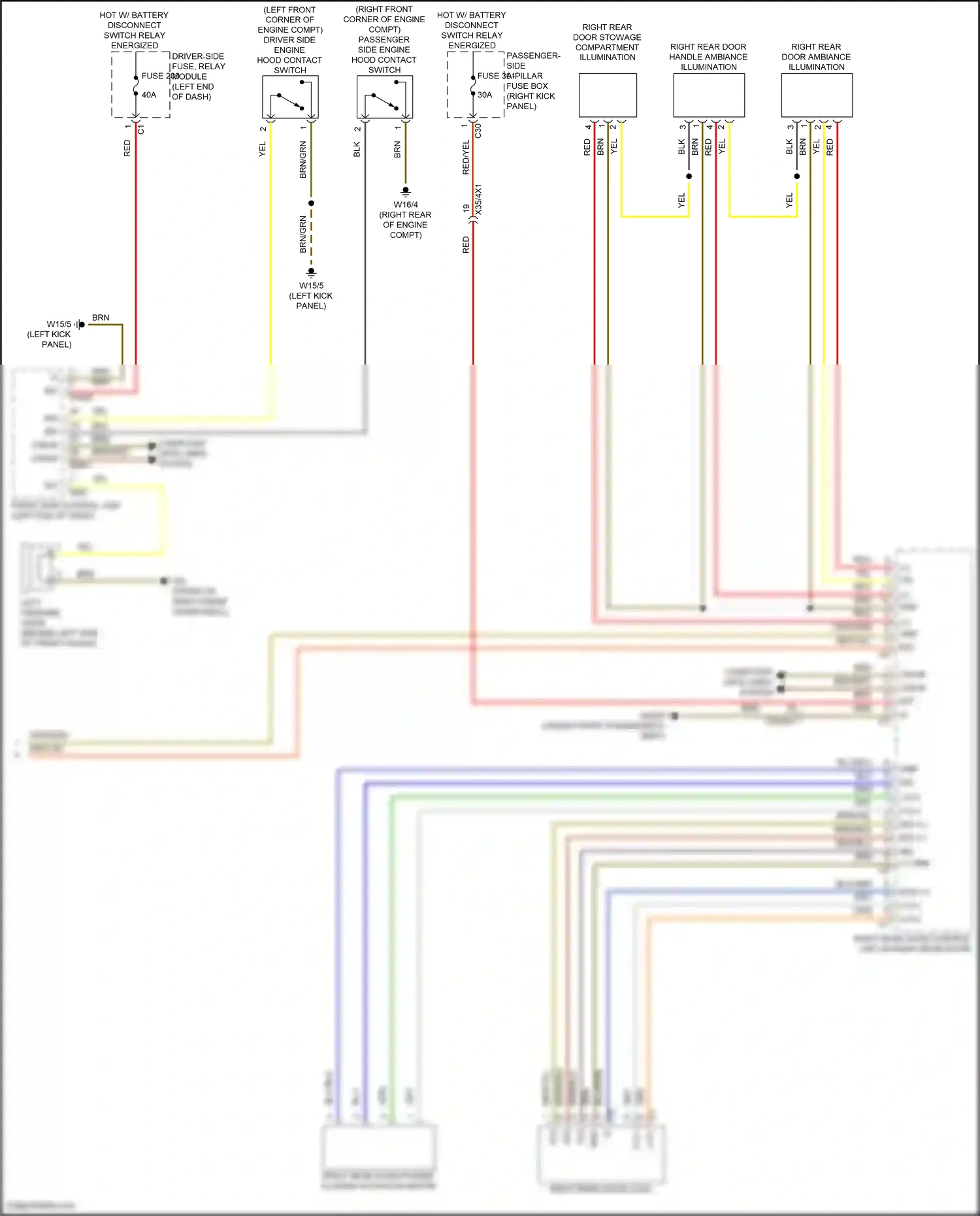 Wiring diagram computer data lines system for Mercedes-Benz CLS-class C257 facelift (2021-2024) (44 of 82)