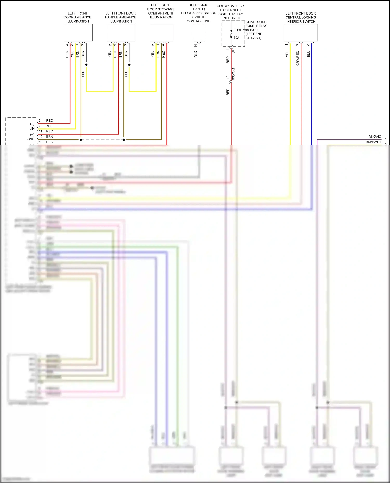 Wiring diagram computer data lines system for Mercedes-Benz CLS-class C257 facelift (2021-2024) (41 of 82)