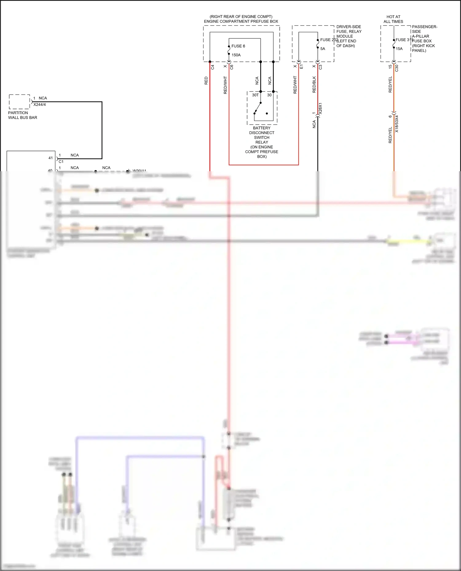 Wiring diagram computer data lines system for Mercedes-Benz CLS-class C257 facelift (2021-2024) (26 of 82)