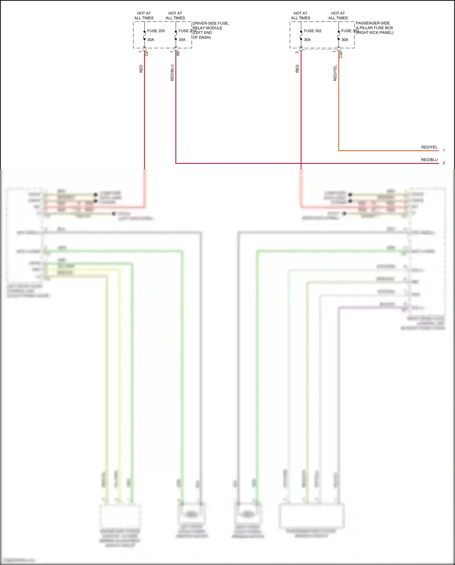 Wiring diagram computer data lines system for Mercedes-Benz CLS-class C257 facelift (2021-2024) (75 of 82)