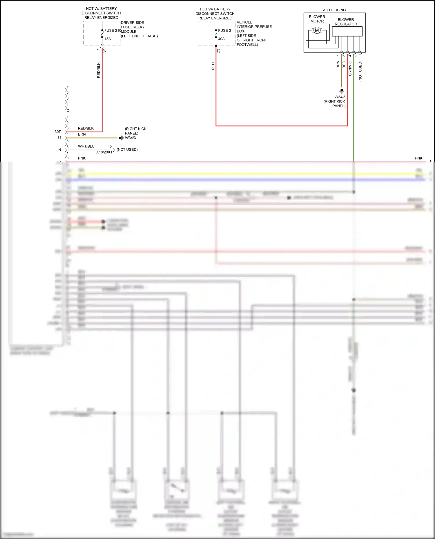 Wiring diagram computer data lines system for Mercedes-Benz CLS-class C257 facelift (2021-2024) (23 of 82)