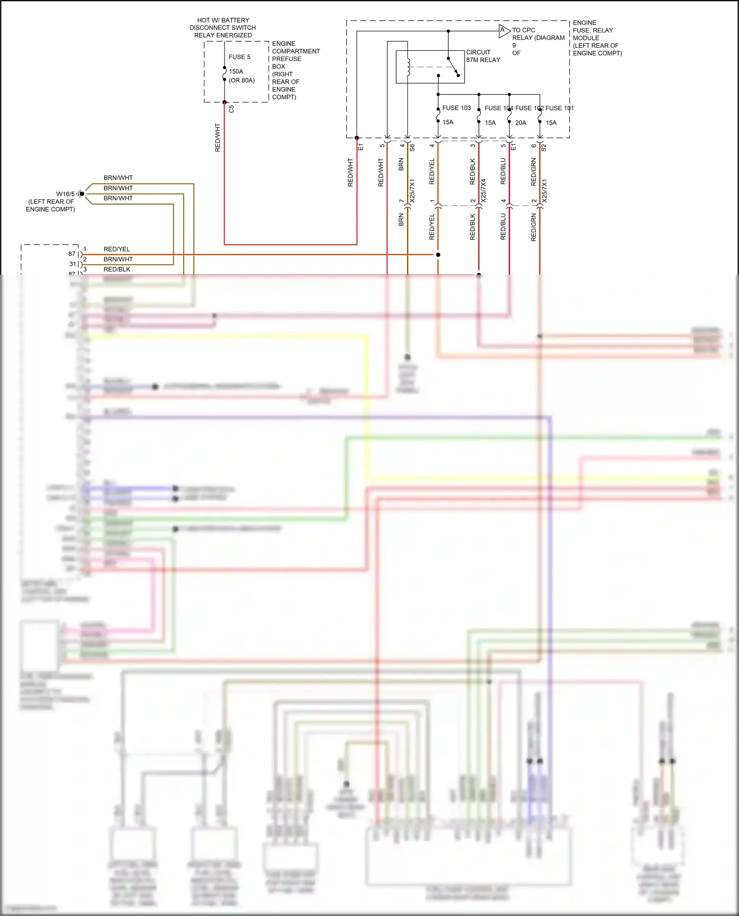 Wiring diagram computer data lines system for Mercedes-Benz CLS-class C257 facelift (2021-2024) (81 of 82)
