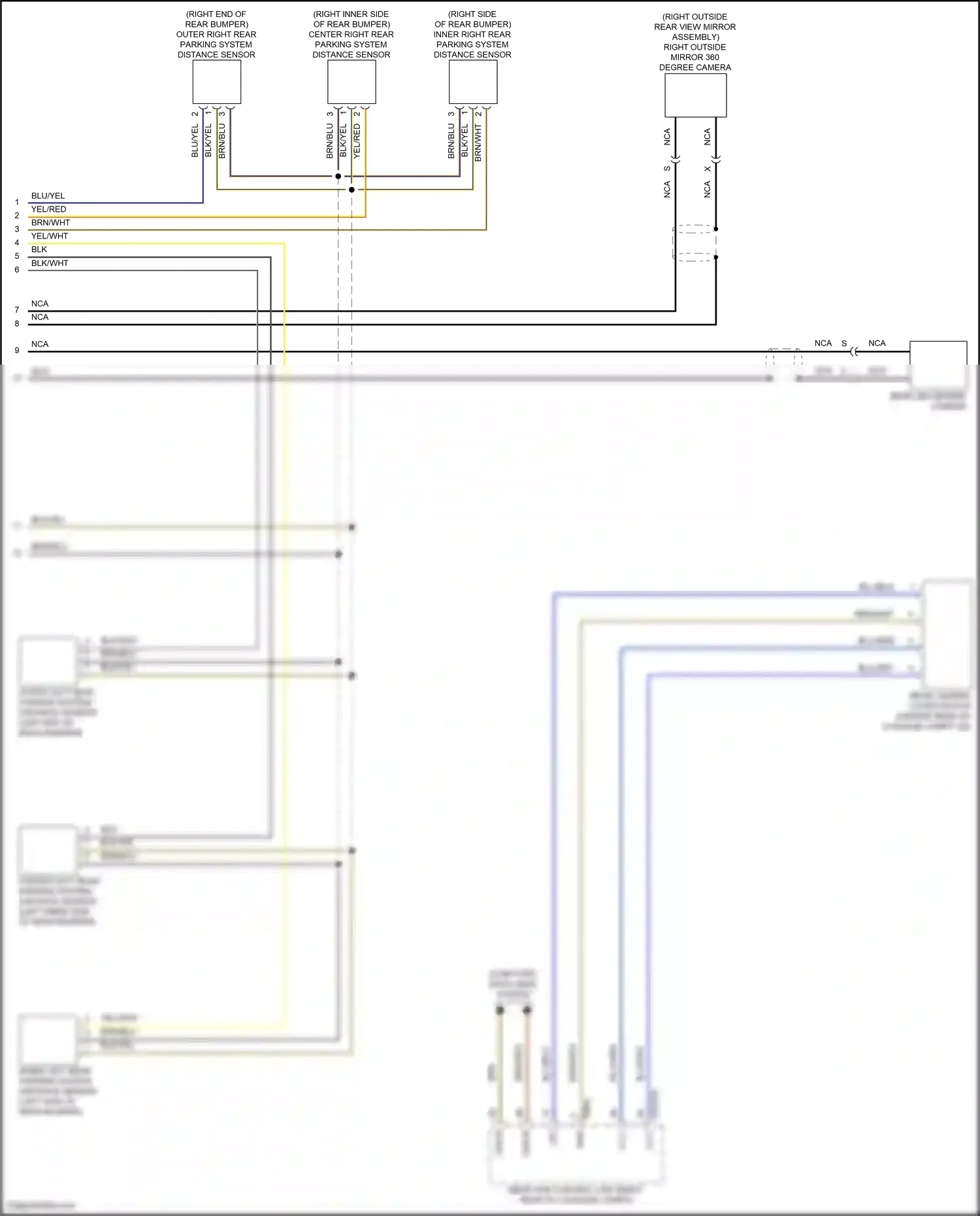 Wiring diagram computer data lines system for Mercedes-Benz CLS-class C257 facelift (2021-2024) (9 of 82)