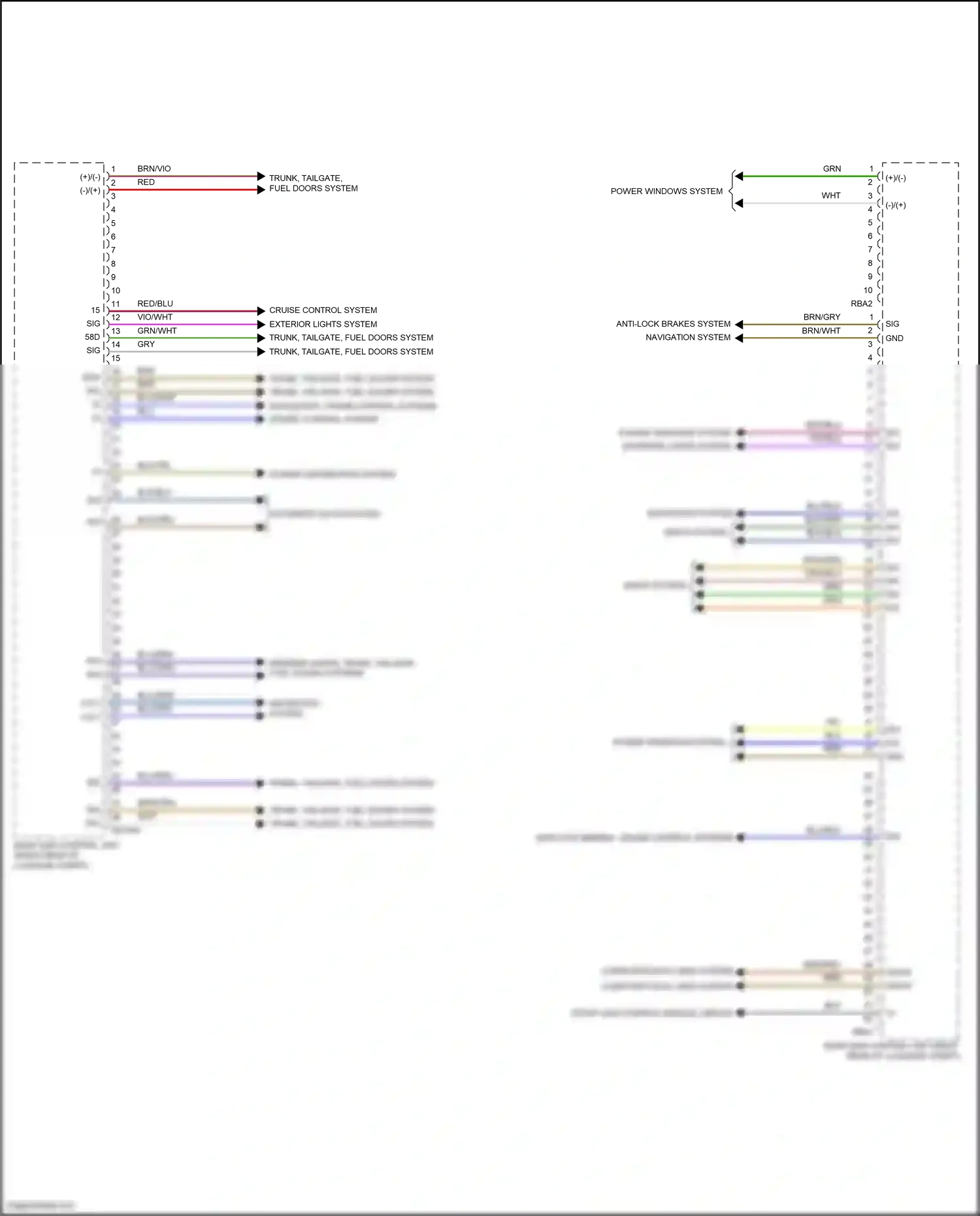 Wiring diagram computer data lines system for Mercedes-Benz CLS-class C257 facelift (2021-2024) (56 of 82)