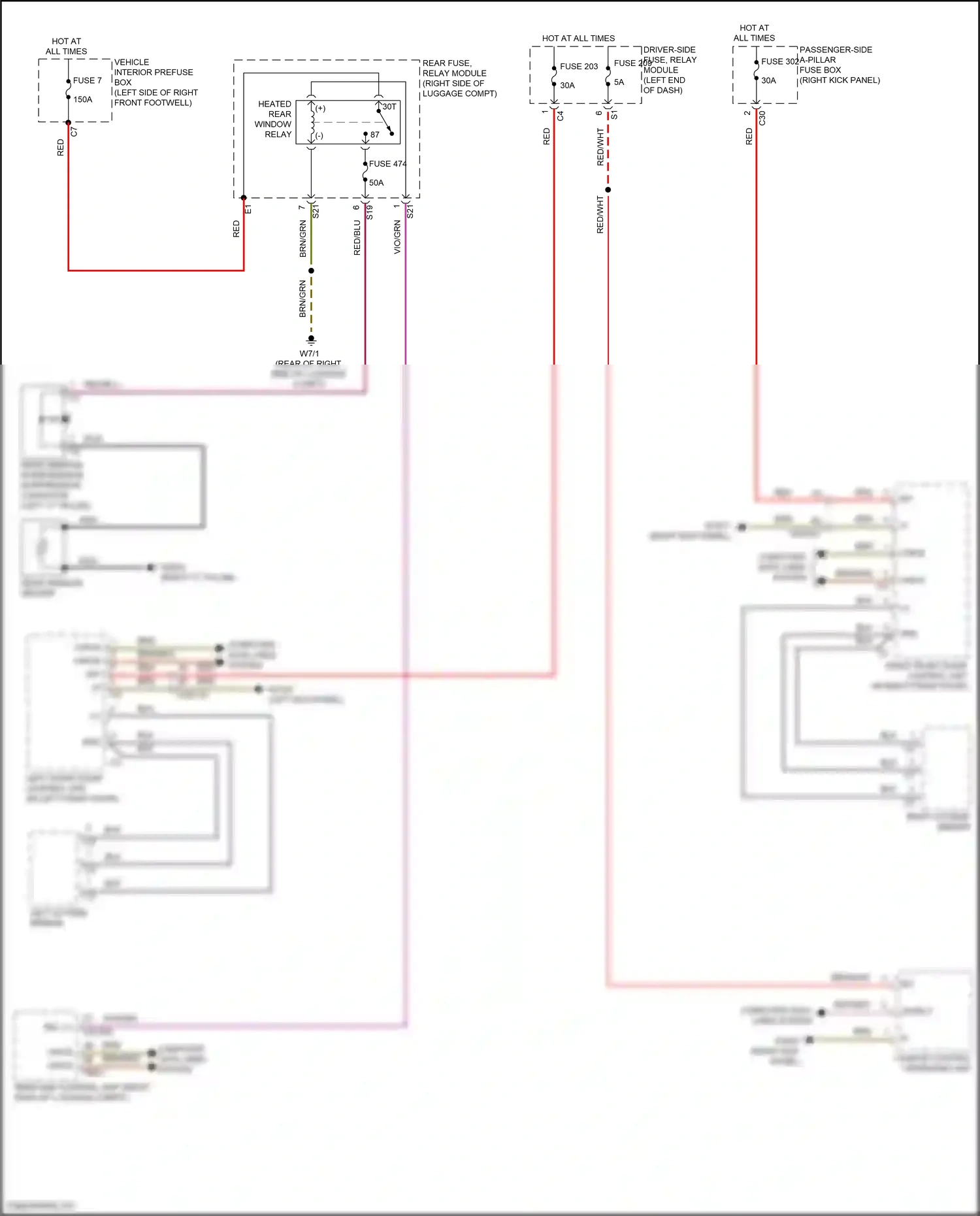 Wiring diagram computer data lines system for Mercedes-Benz CLS-class C257 facelift (2021-2024) (71 of 82)