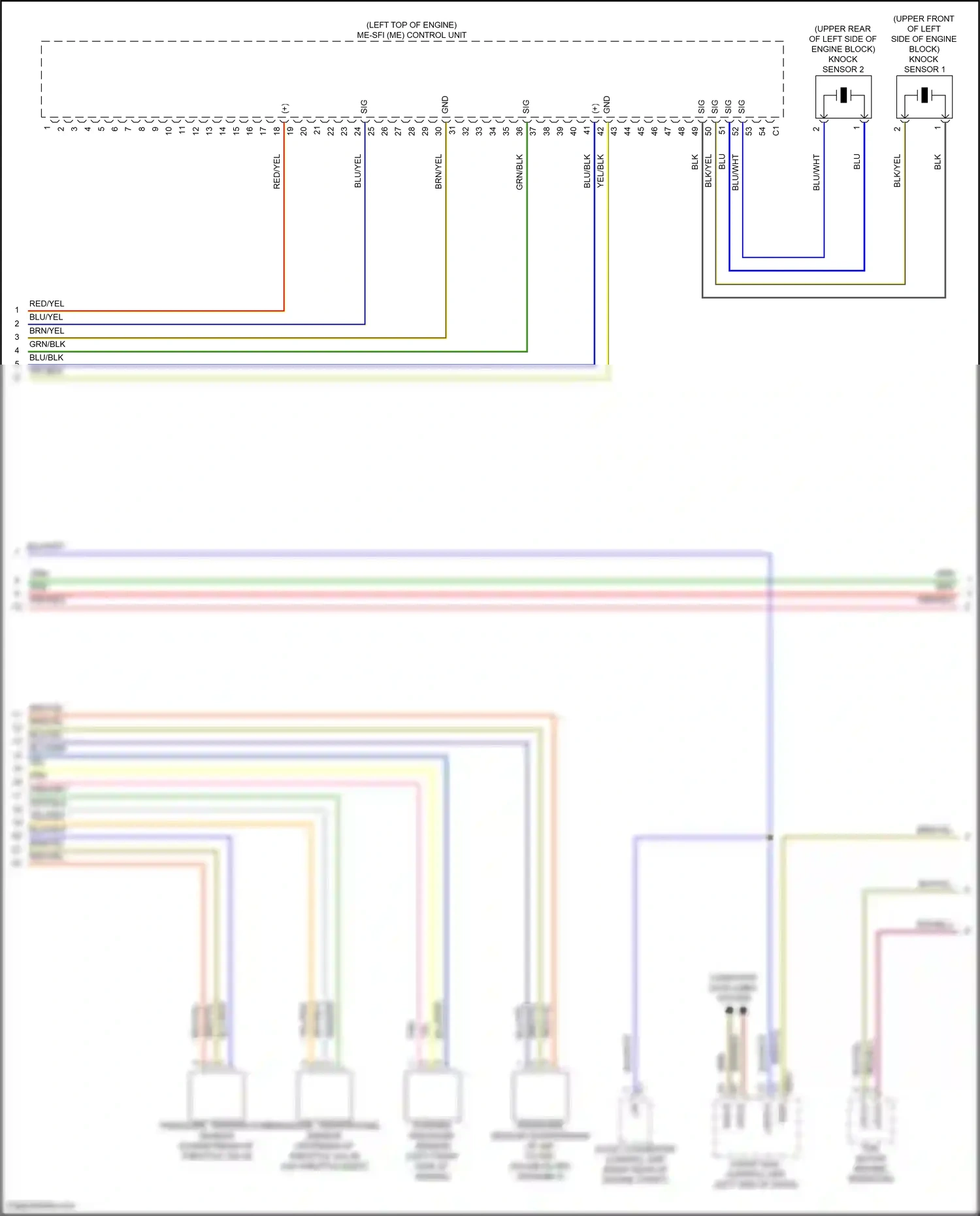 Wiring diagram front sam control unit for Mercedes-Benz CLS-class C257 facelift (2021-2024) (19 of 19)