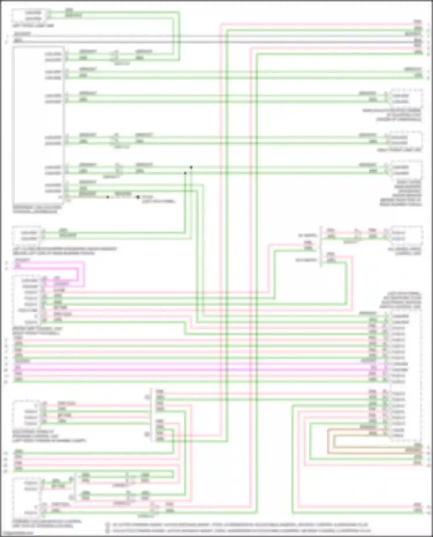 CLS-class Mercedes-Benz C257 (2017-2021): High/low bus circuit (2 of 6)