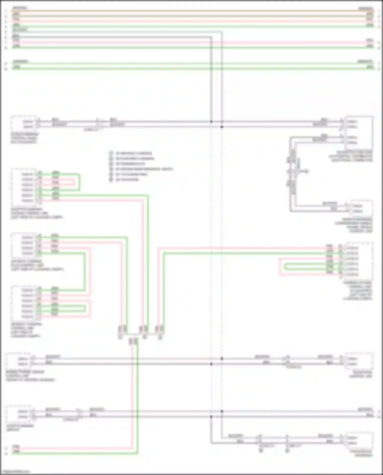 CLS-class Mercedes-Benz C257 (2017-2021): High/low bus circuit (4 of 6)