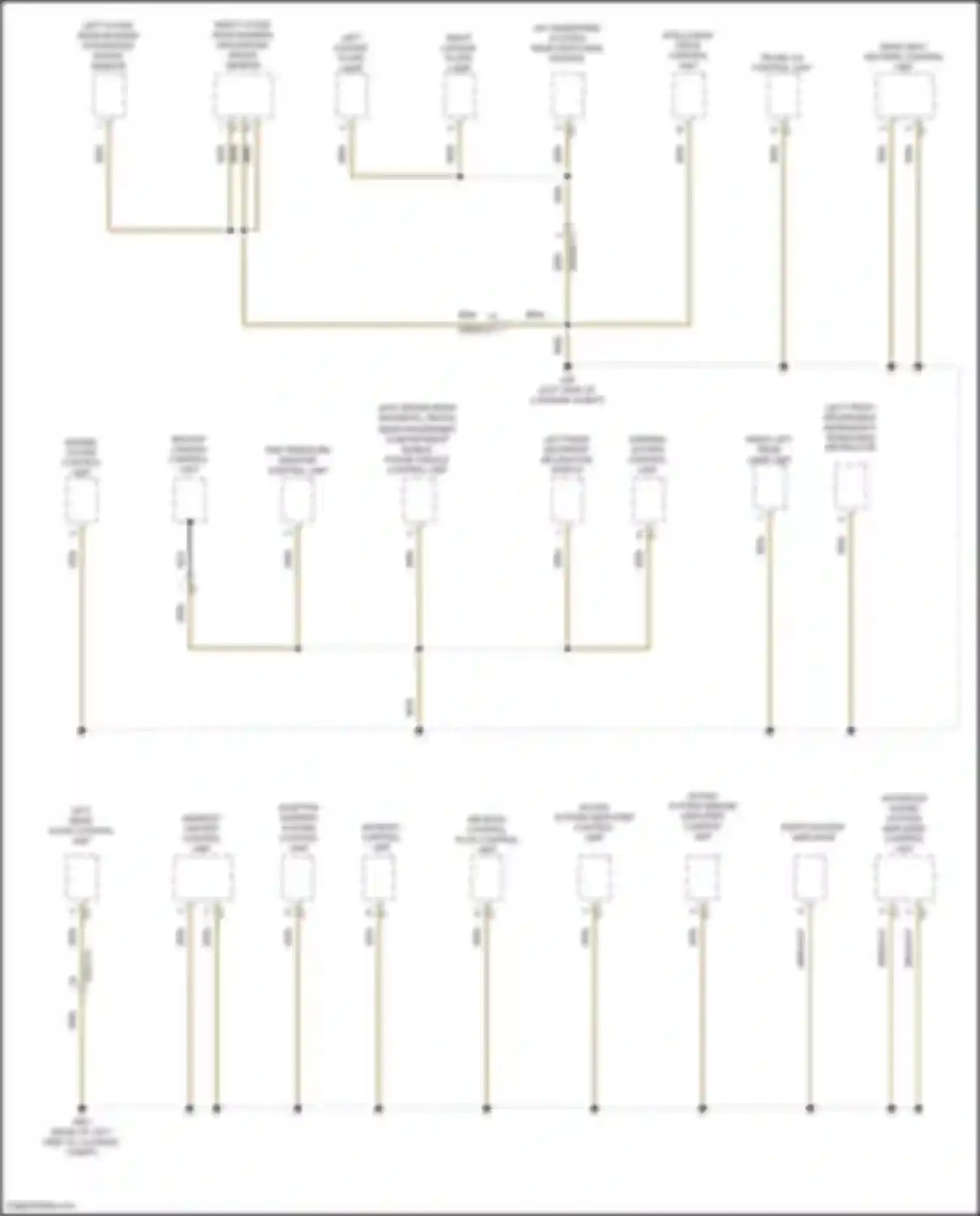 CLS-class Mercedes-Benz C257 (2017-2021): Ground distribution circuit (3 of 8)