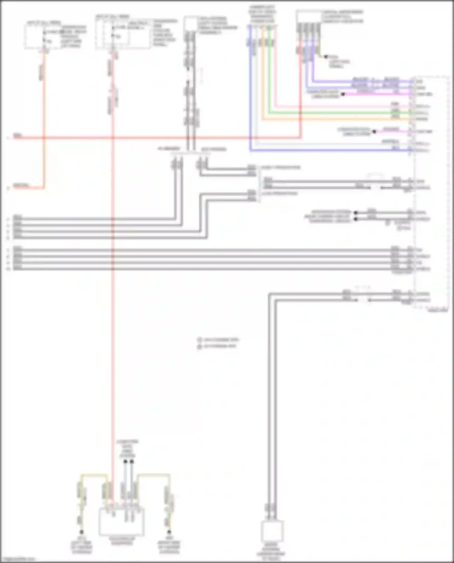 CLS-class Mercedes-Benz C257 (2017-2021): Comand actuation circuit (7 of 7)