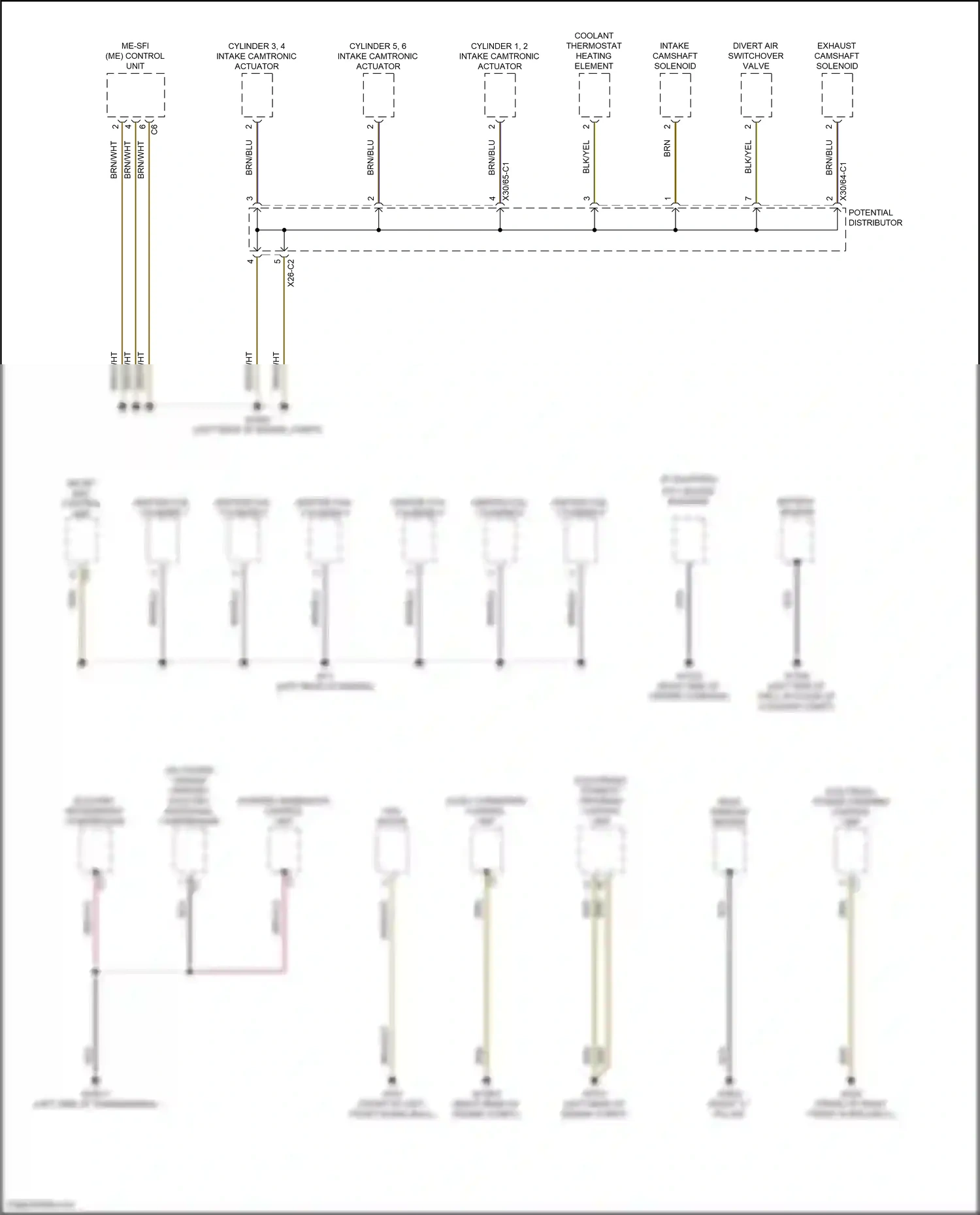 Wiring diagram battery sensor for Mercedes-Benz CLS-class C257 (2017-2021) (2 of 4)