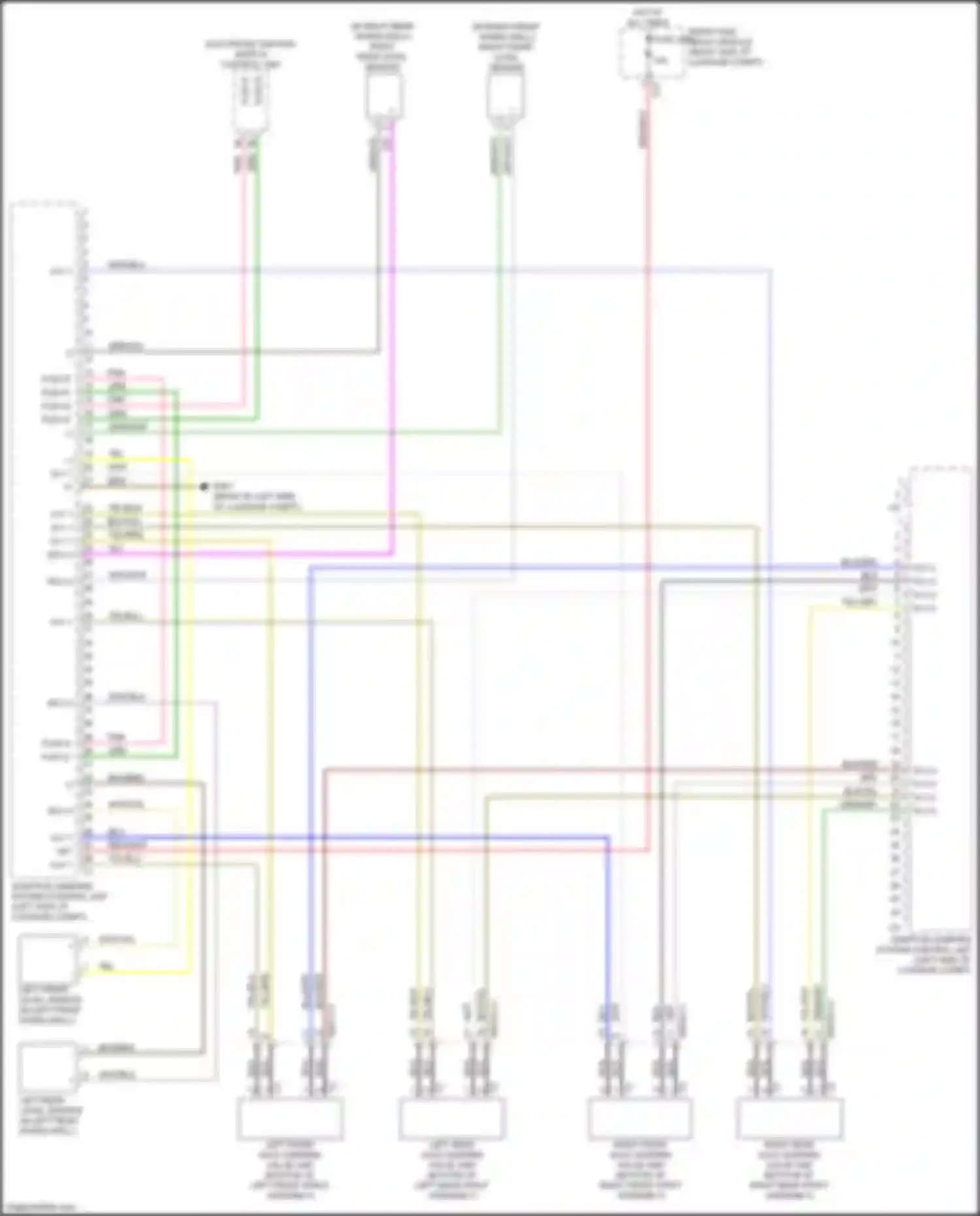 Wiring diagram blk/brn for Mercedes-Benz CLS-class C257 (2017-2021) (3 of 5)