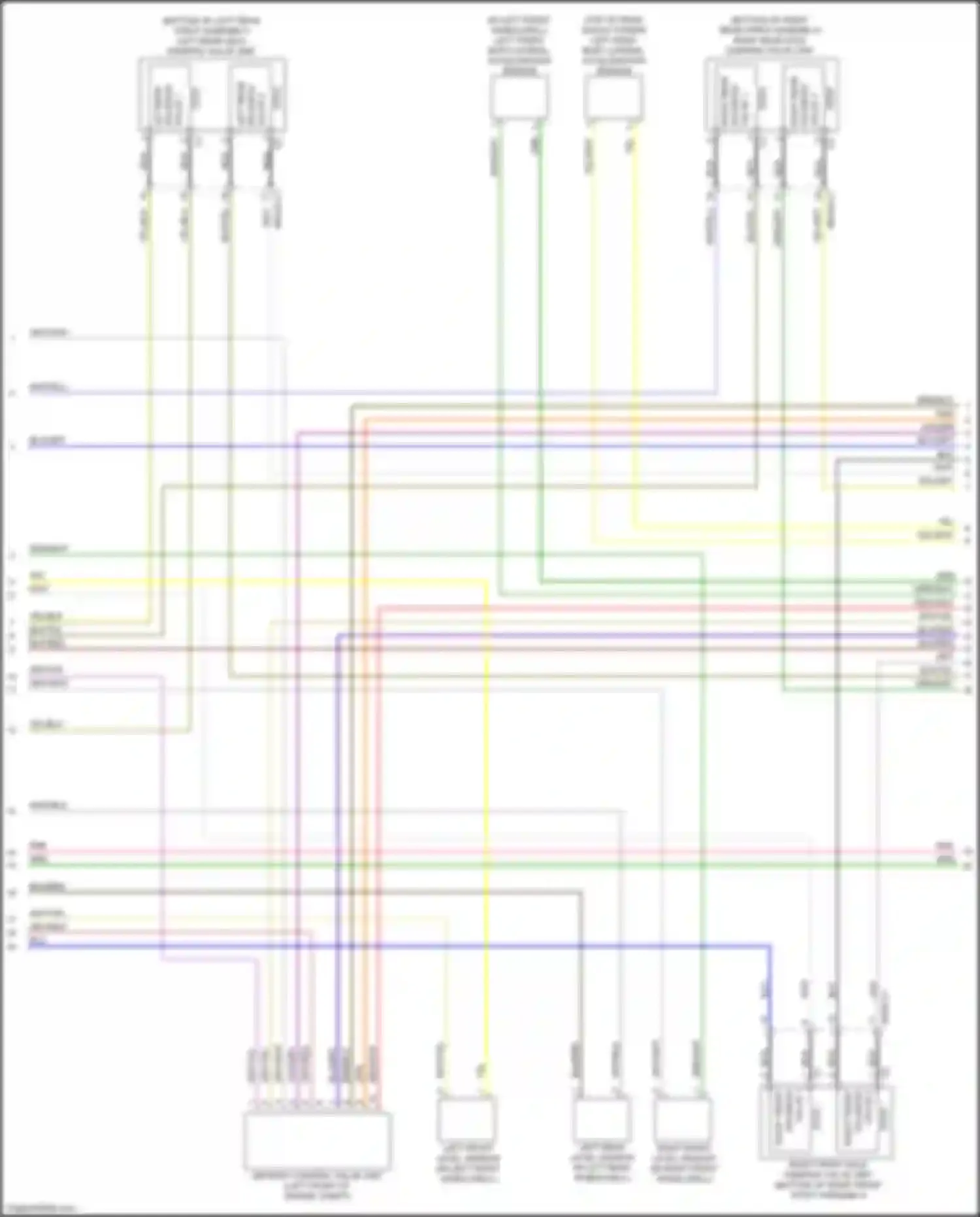 Wiring diagram blk/brn for Mercedes-Benz CLS-class C257 (2017-2021) (2 of 5)