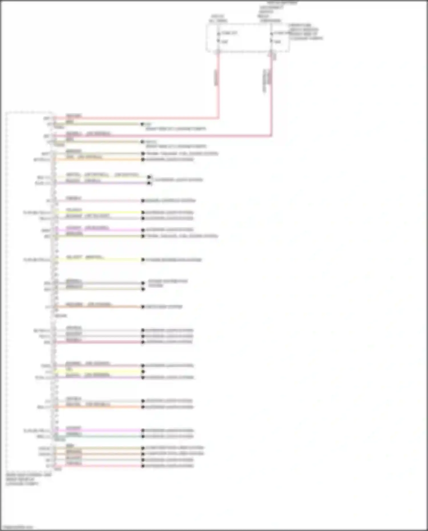 Wiring diagram blk/red for Mercedes-Benz CLS-class C257 (2017-2021) (6 of 13)